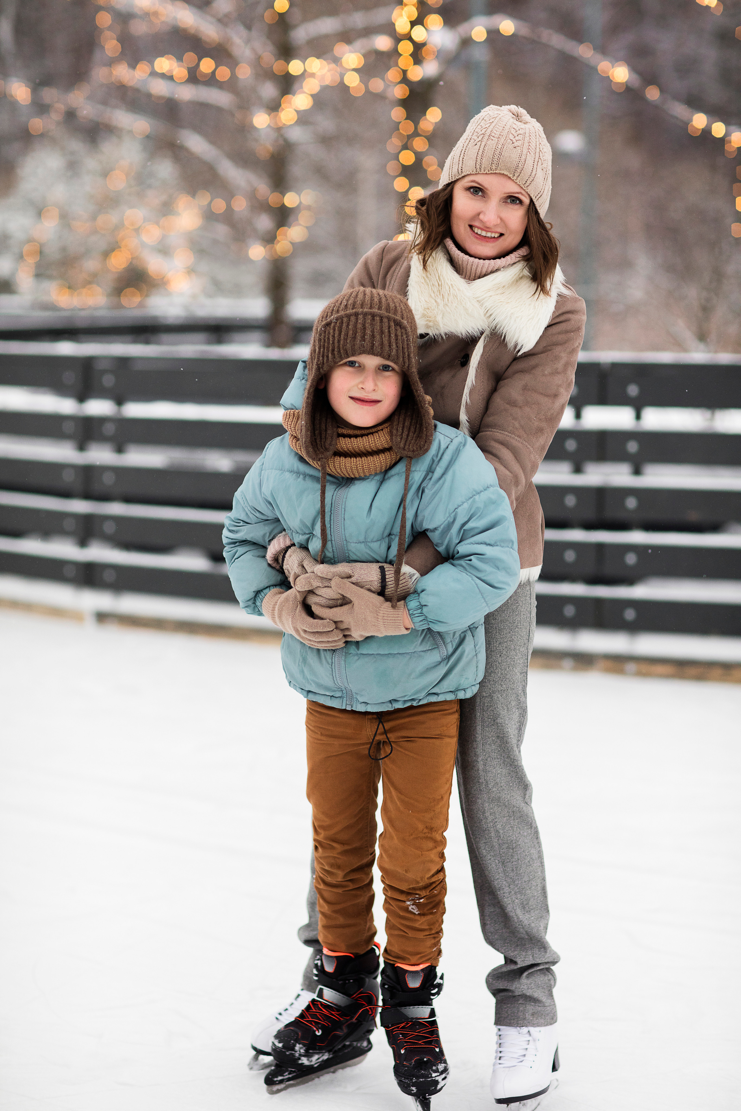 КАТОК в Сколково. Семейный и детский фотограф в Москве Олеся Маркина