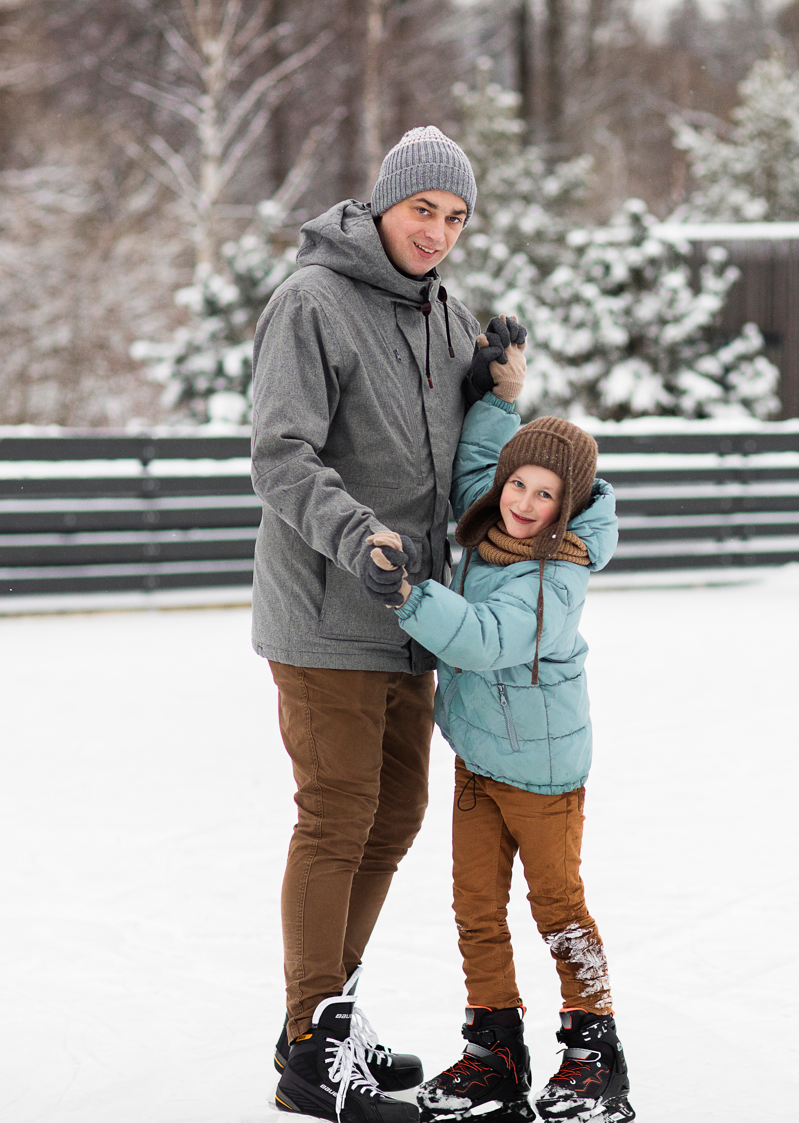 КАТОК в Сколково. Семейный и детский фотограф в Москве Олеся Маркина