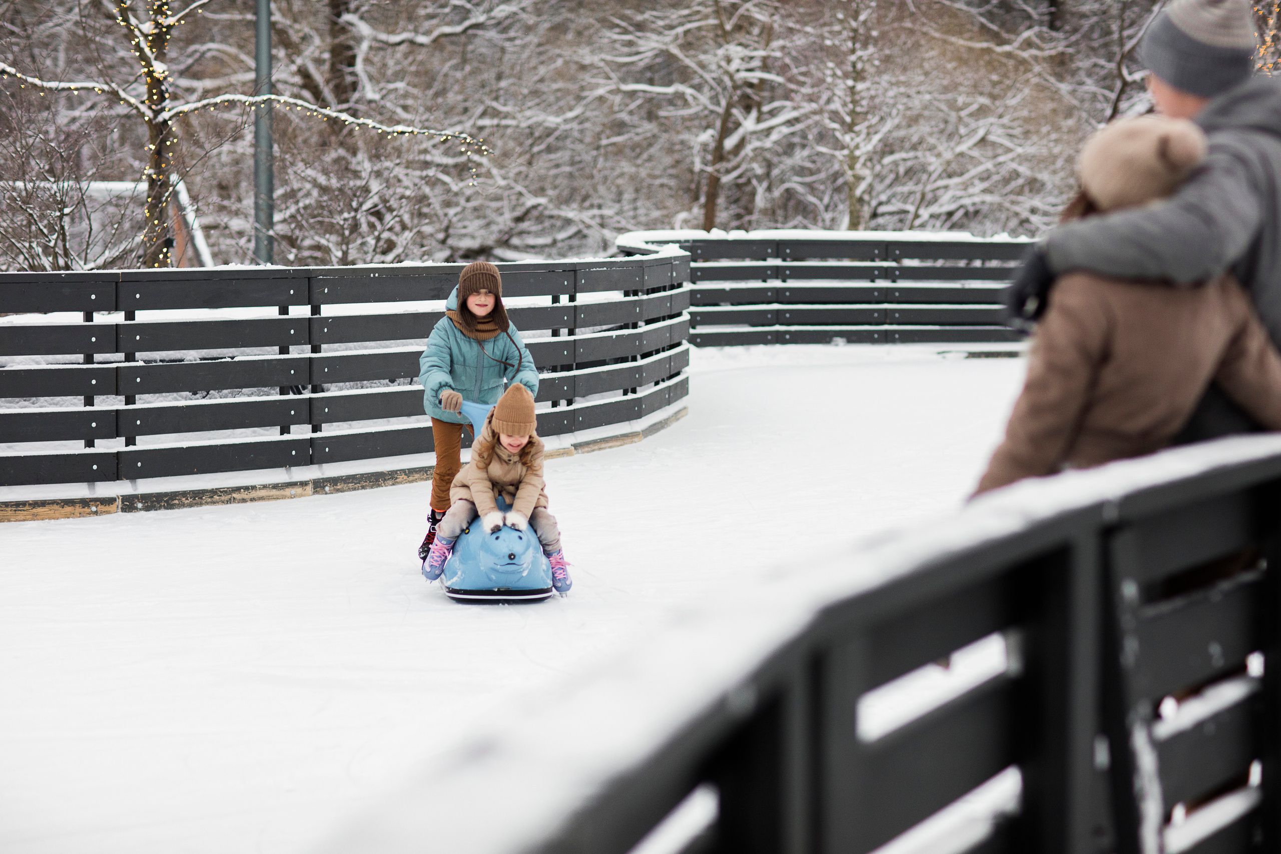 КАТОК в Сколково. Семейный и детский фотограф в Москве Олеся Маркина