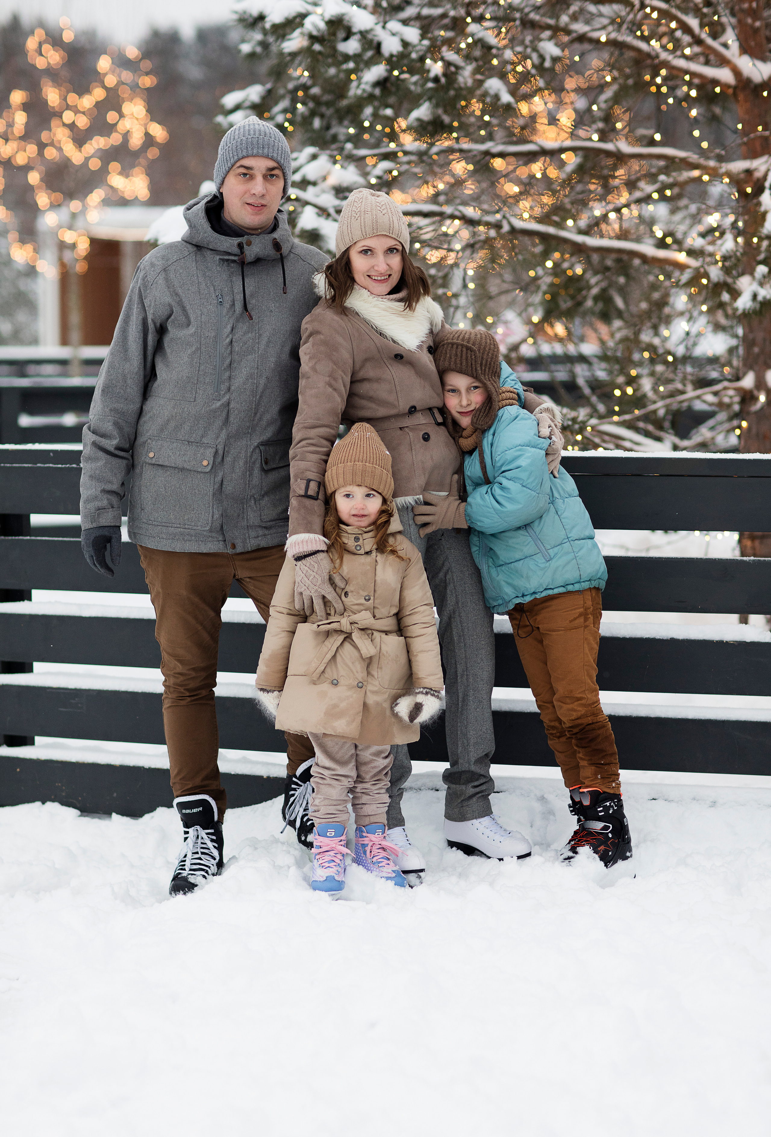 КАТОК в Сколково. Семейный и детский фотограф в Москве Олеся Маркина