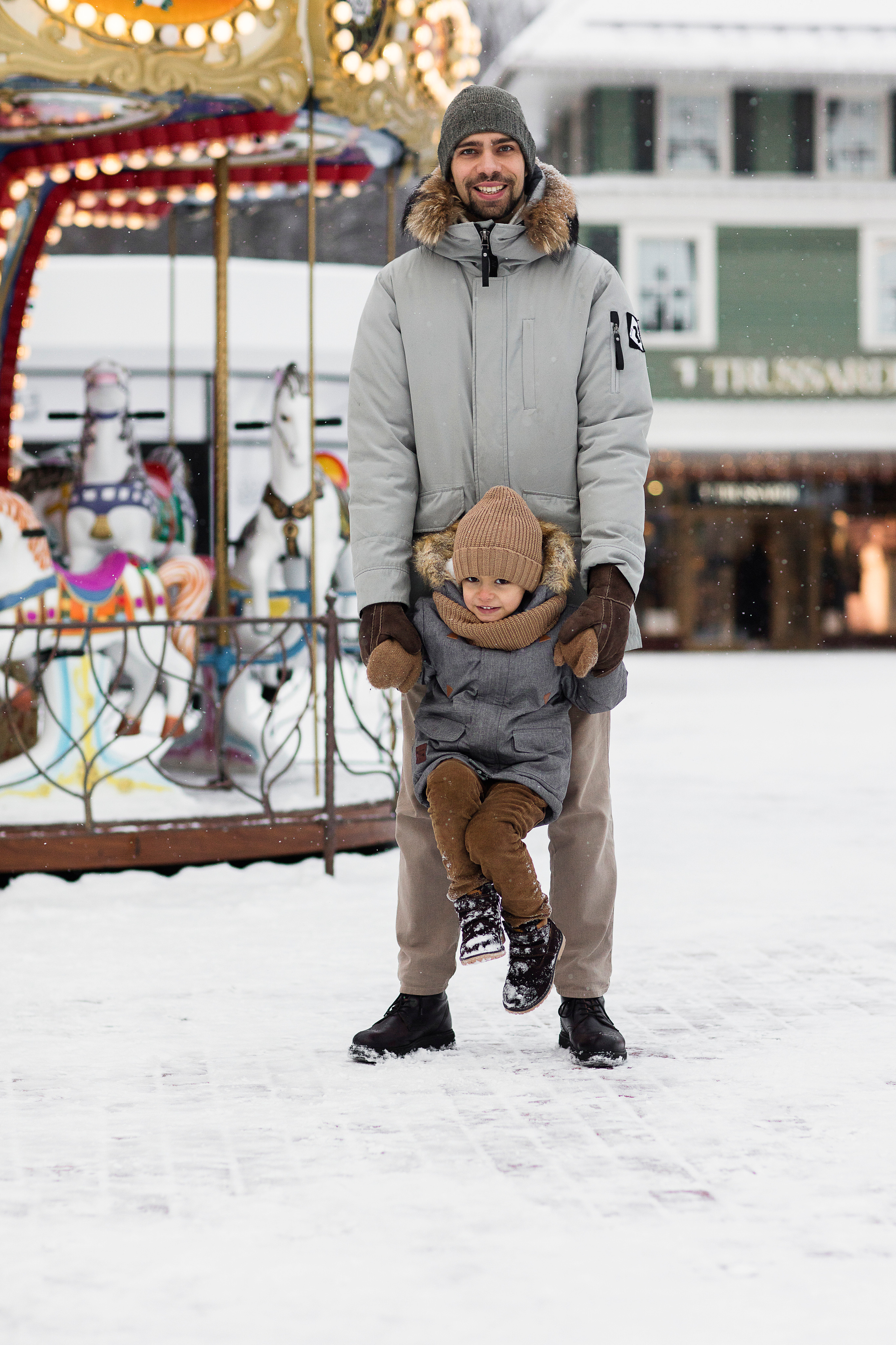 Зимняя прогулка Vnukovo Outlet — Карина. Семейный и детский фотограф в Москве Олеся Маркина