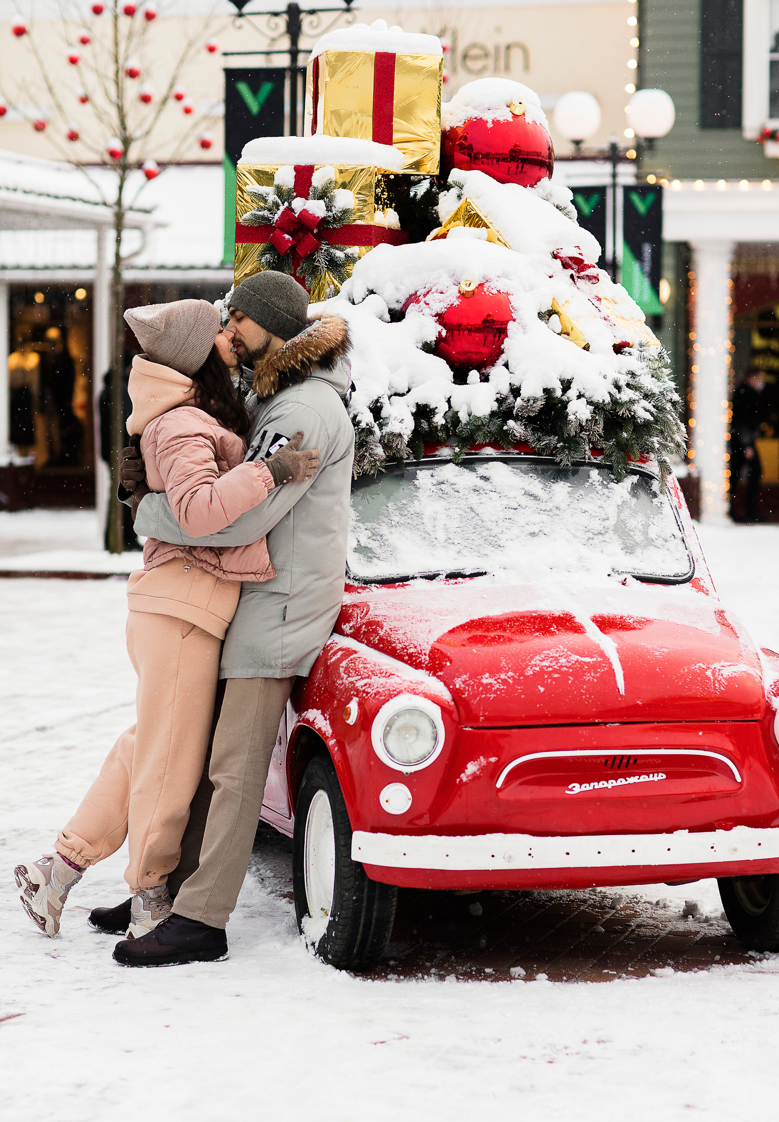 Зимняя прогулка Vnukovo Outlet — Карина. Семейный и детский фотограф в Москве Олеся Маркина