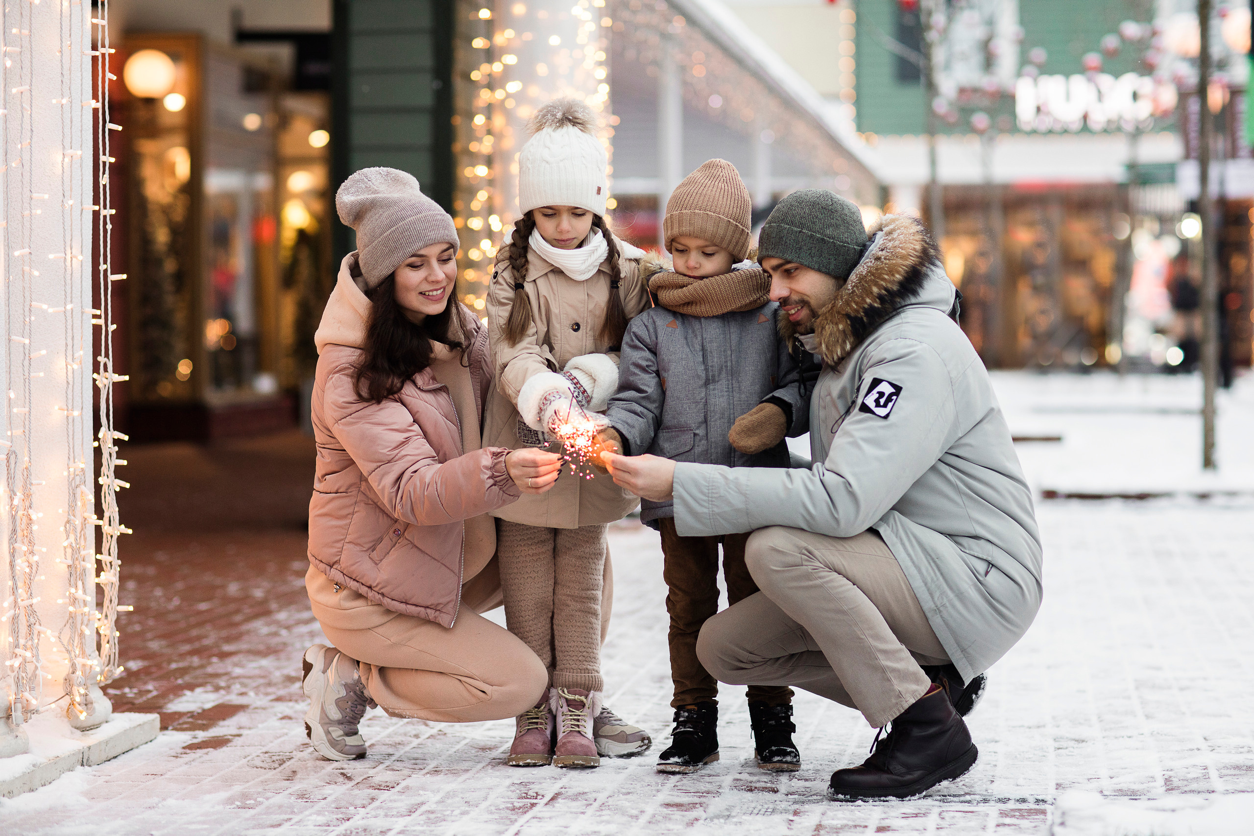 Зимняя прогулка Vnukovo Outlet — Карина. Семейный и детский фотограф в Москве Олеся Маркина