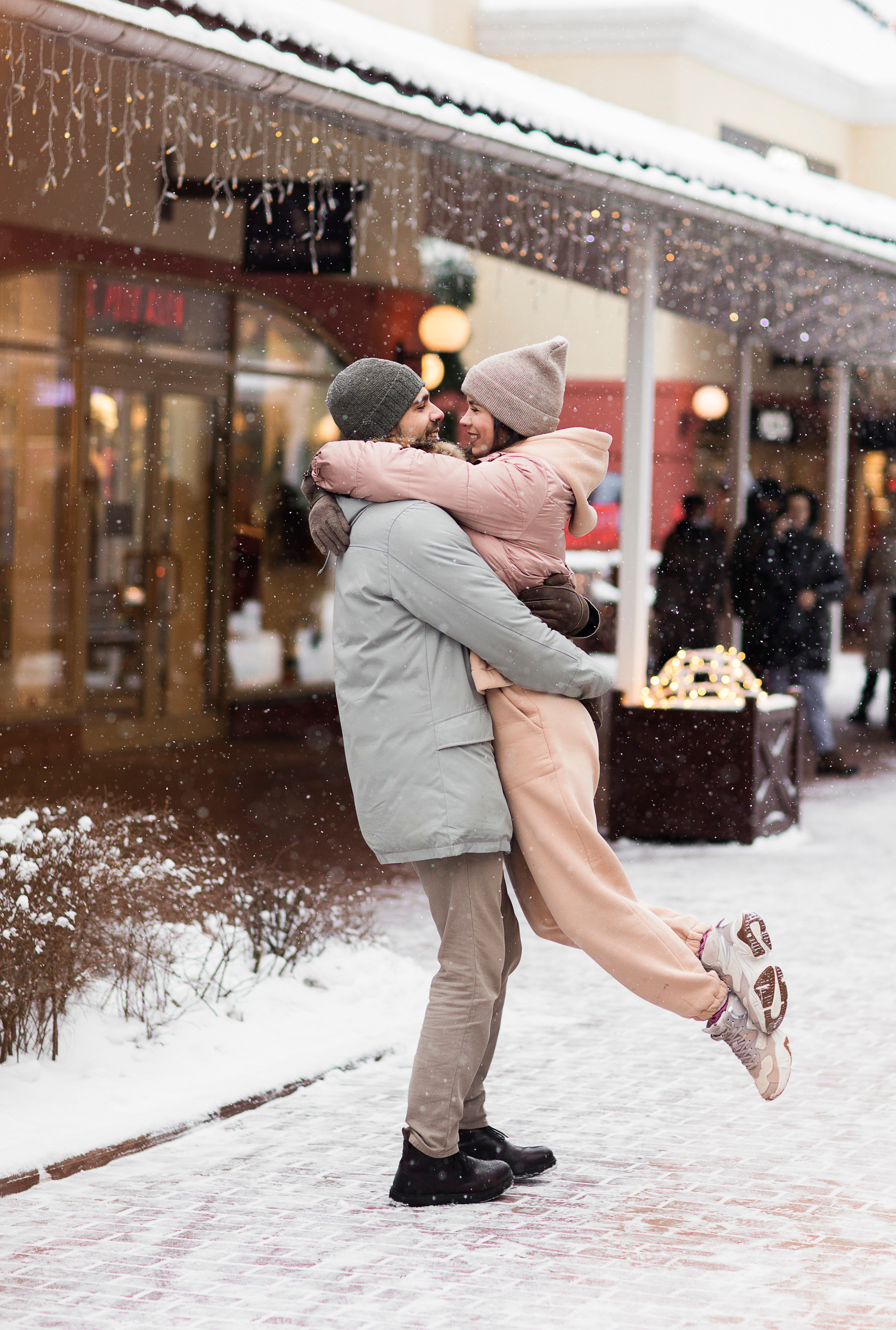 Зимняя прогулка Vnukovo Outlet — Карина. Семейный и детский фотограф в Москве Олеся Маркина