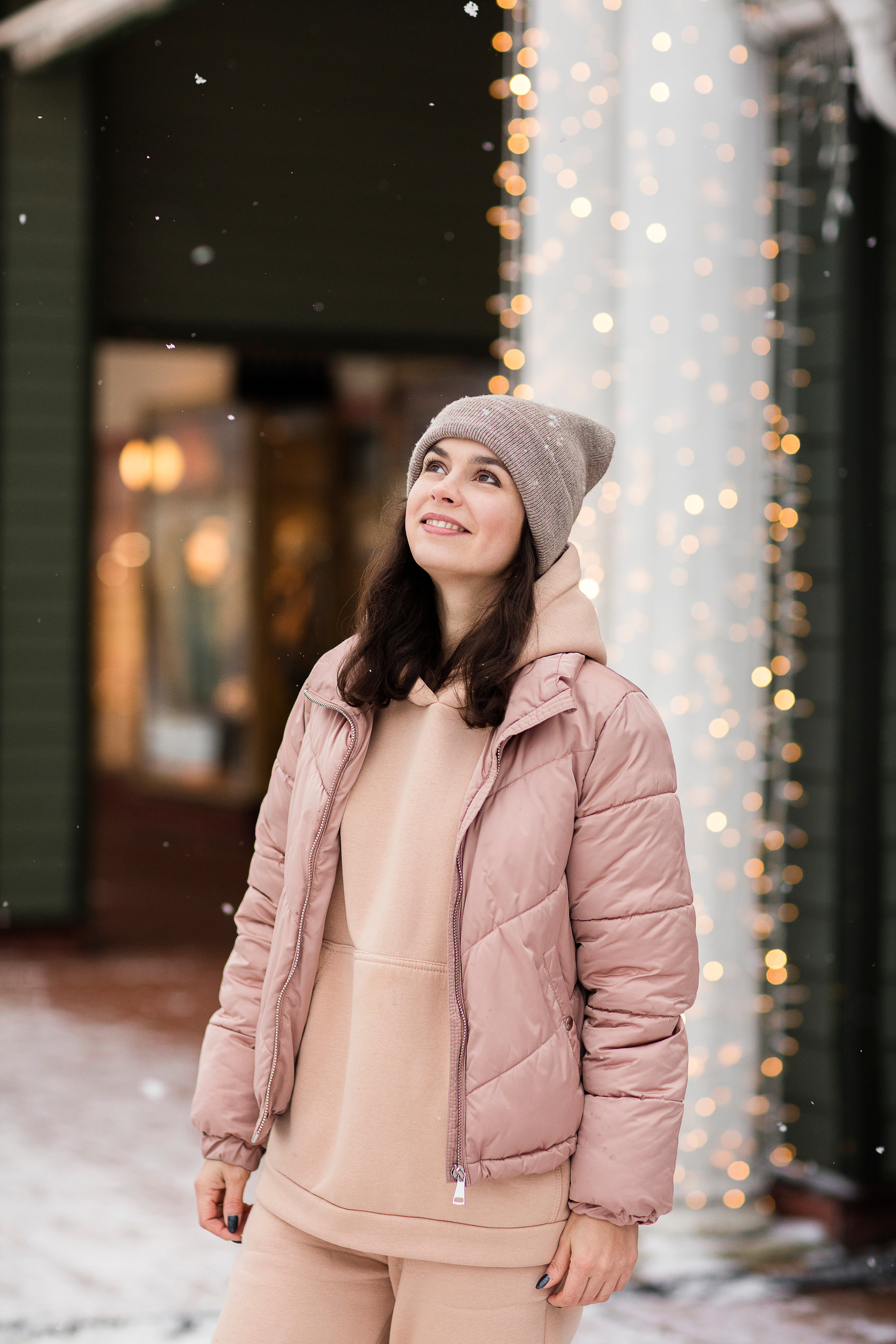 Зимняя прогулка Vnukovo Outlet — Карина. Семейный и детский фотограф в Москве Олеся Маркина