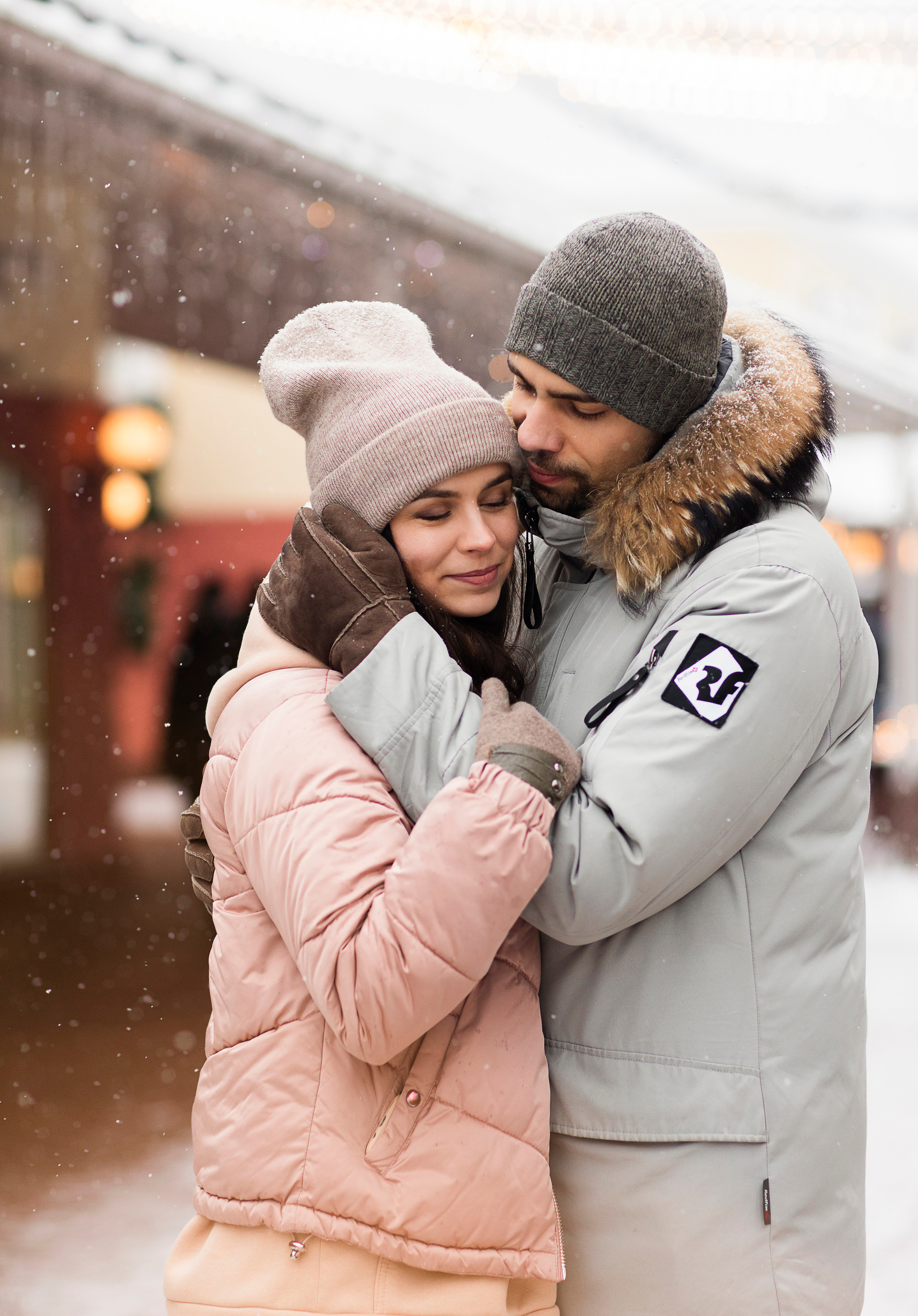 Зимняя прогулка Vnukovo Outlet — Карина. Семейный и детский фотограф в Москве Олеся Маркина