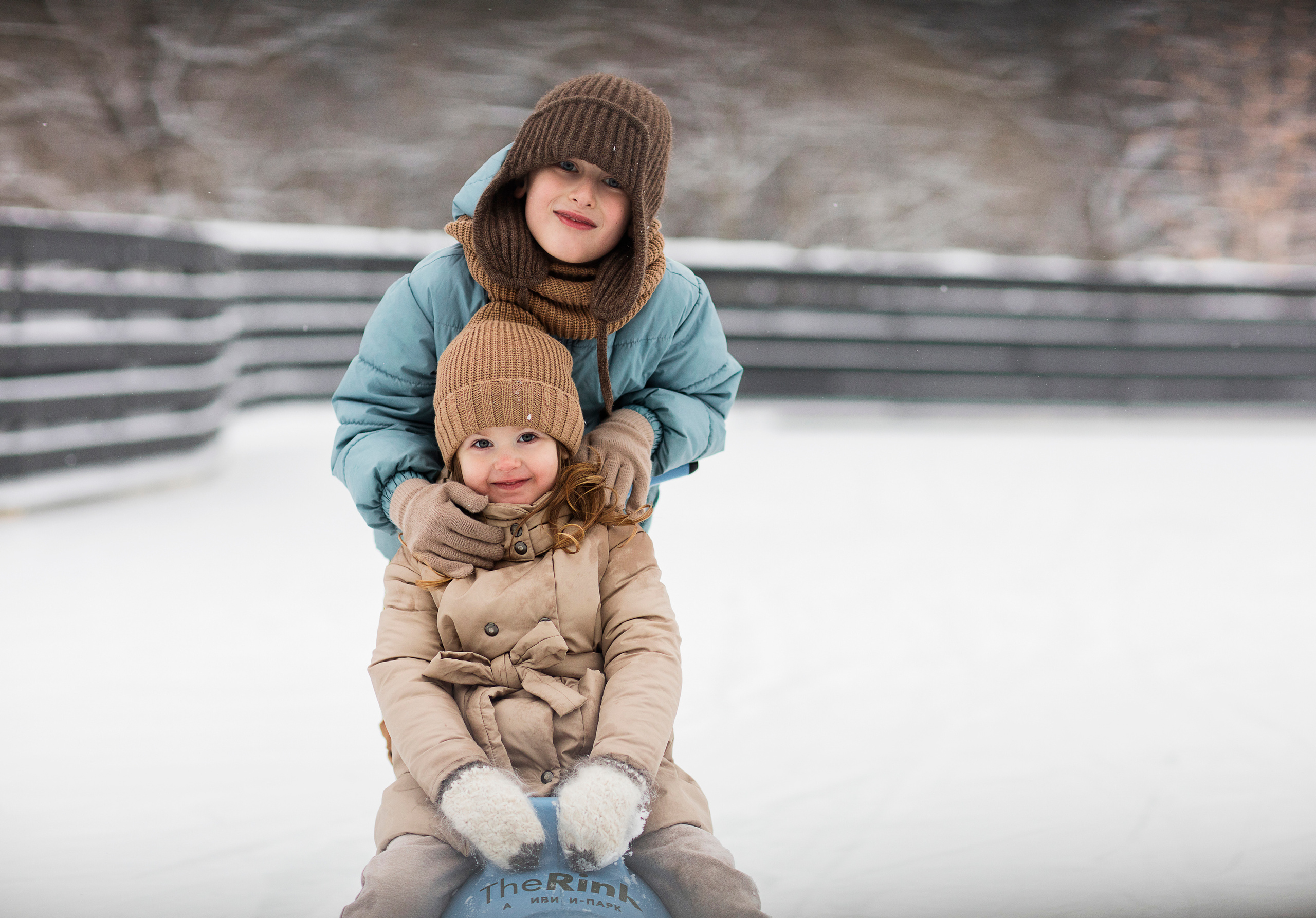 КАТОК в Сколково. Семейный и детский фотограф в Москве Олеся Маркина
