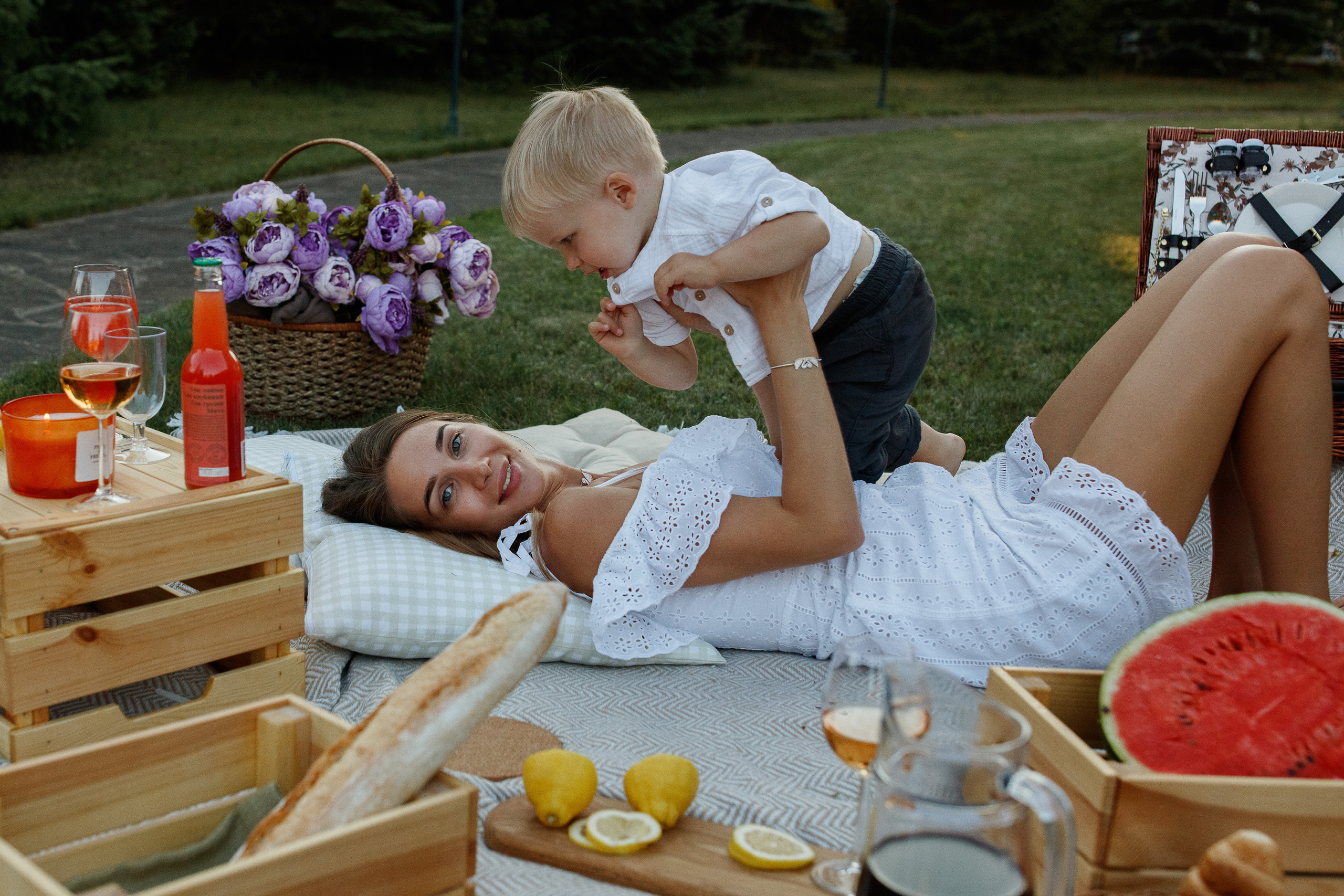 АЛИНА — загородная летняя фотосессия. Семейный и детский фотограф в Москве Олеся Маркина