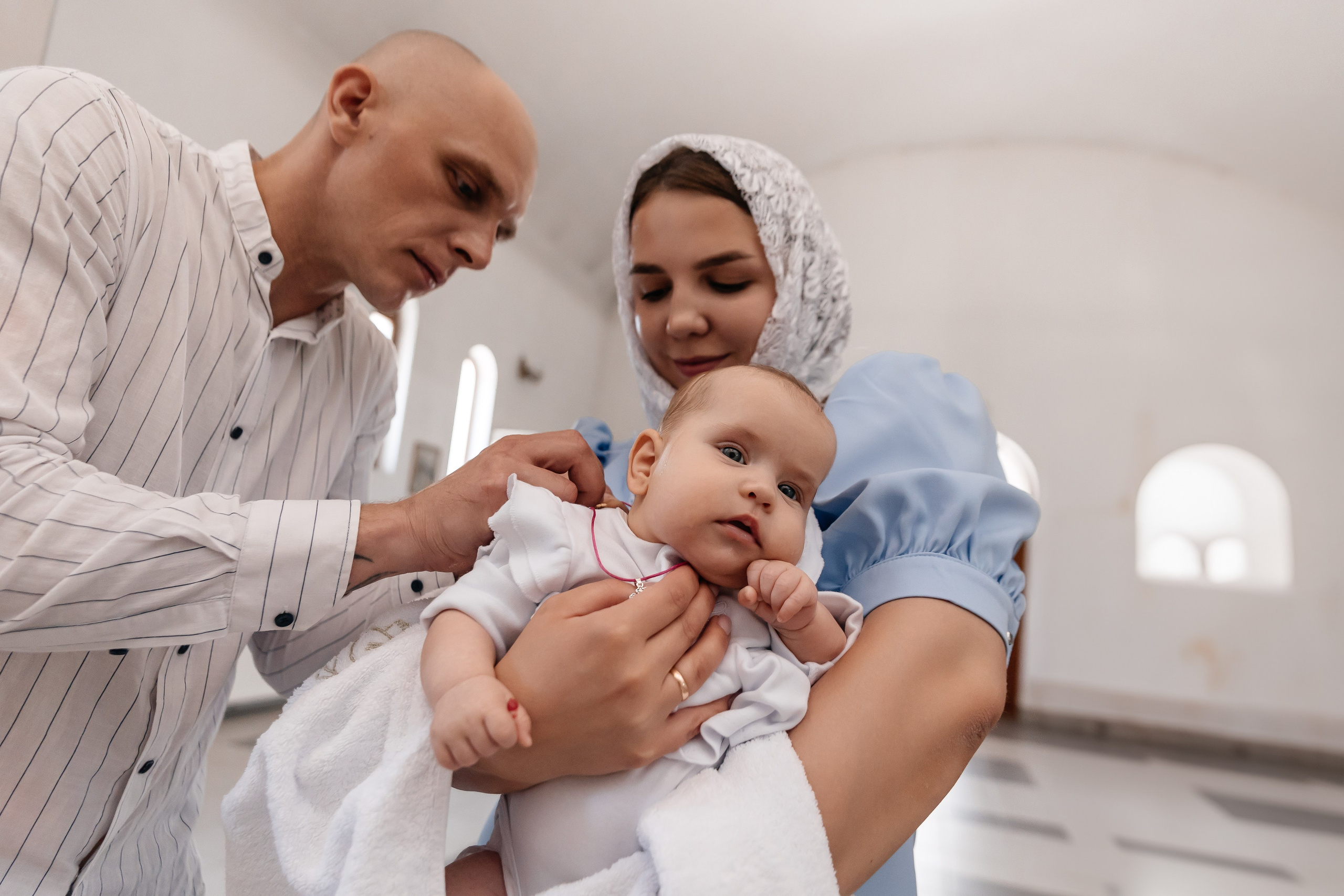 Крещение Ксении. Семейный фотограф Минск Усова Ольга