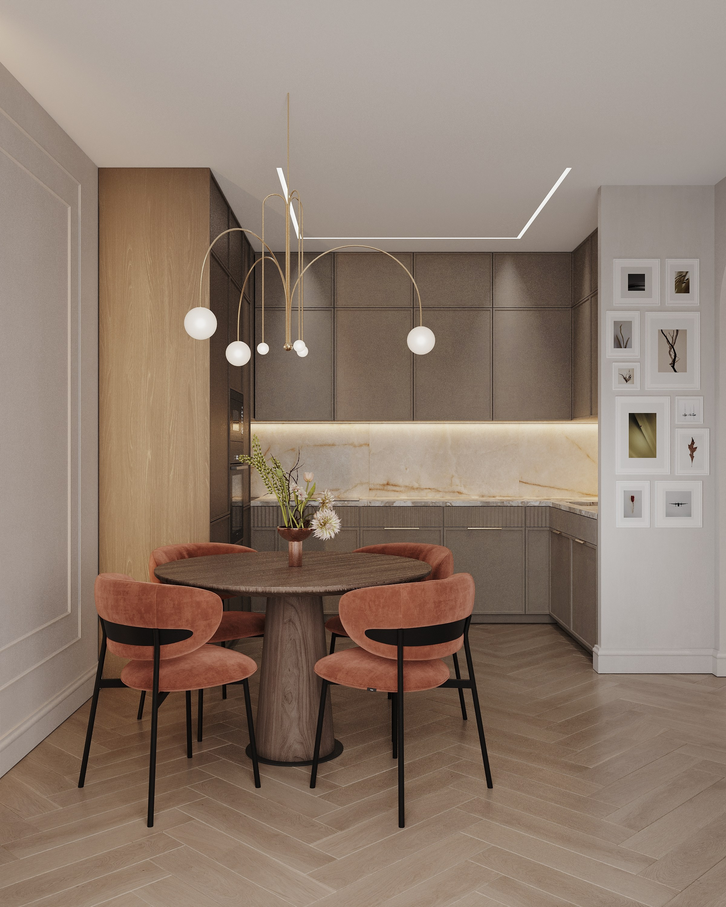 ЖК Наука 73 кв.м, г. Санкт-Петербург. 3d визуализатор Анастасия Науменко