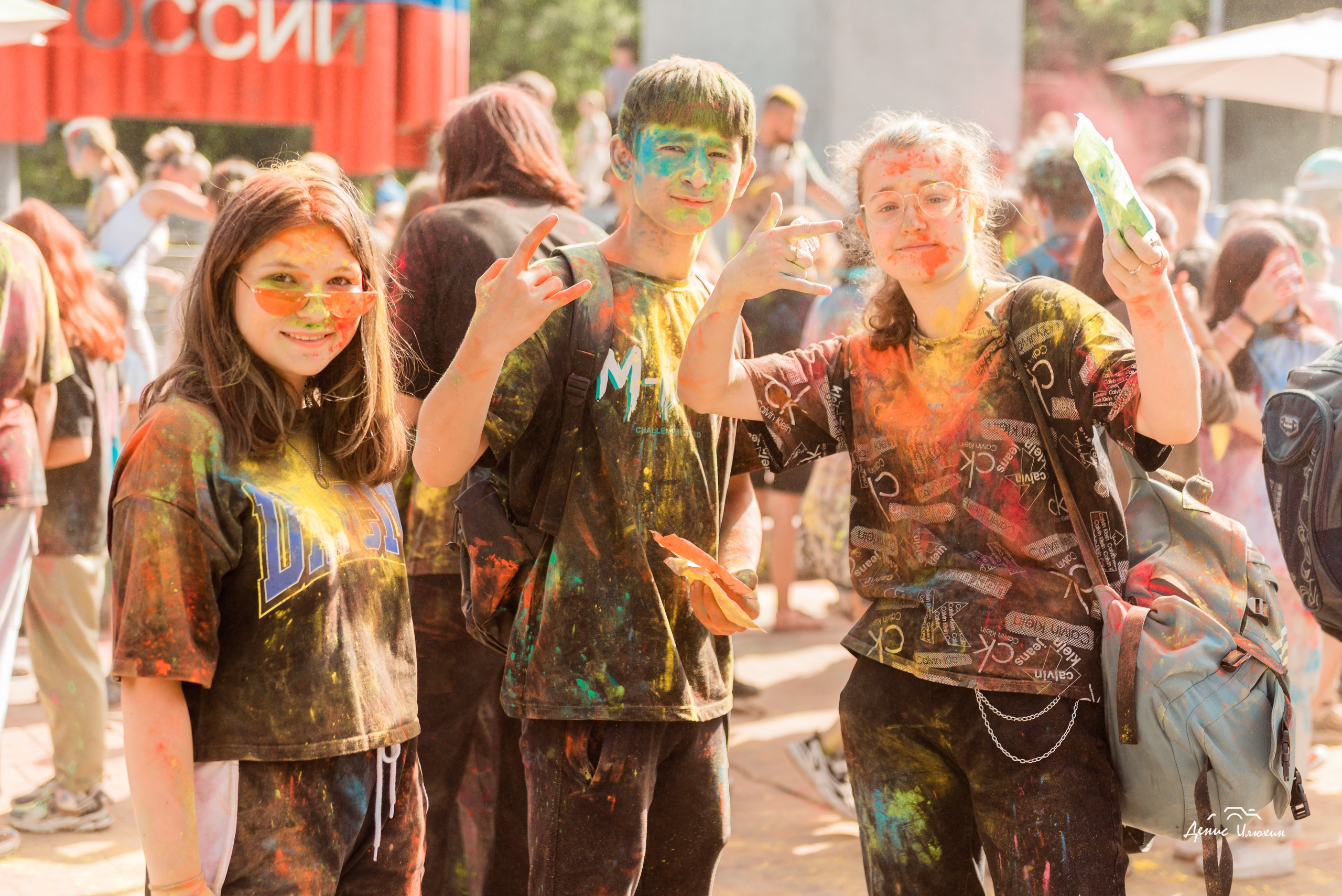 Краски Холи в Комсомольском Парке 2023. Детский фотограф, семейный фотограф и репортажи в Кемерово