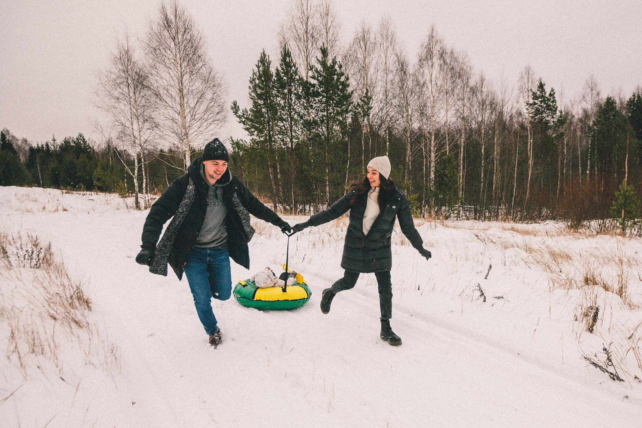 Снег под ногами, снег под снегом. Фотограф в Екатеринбурге Аня Валенок