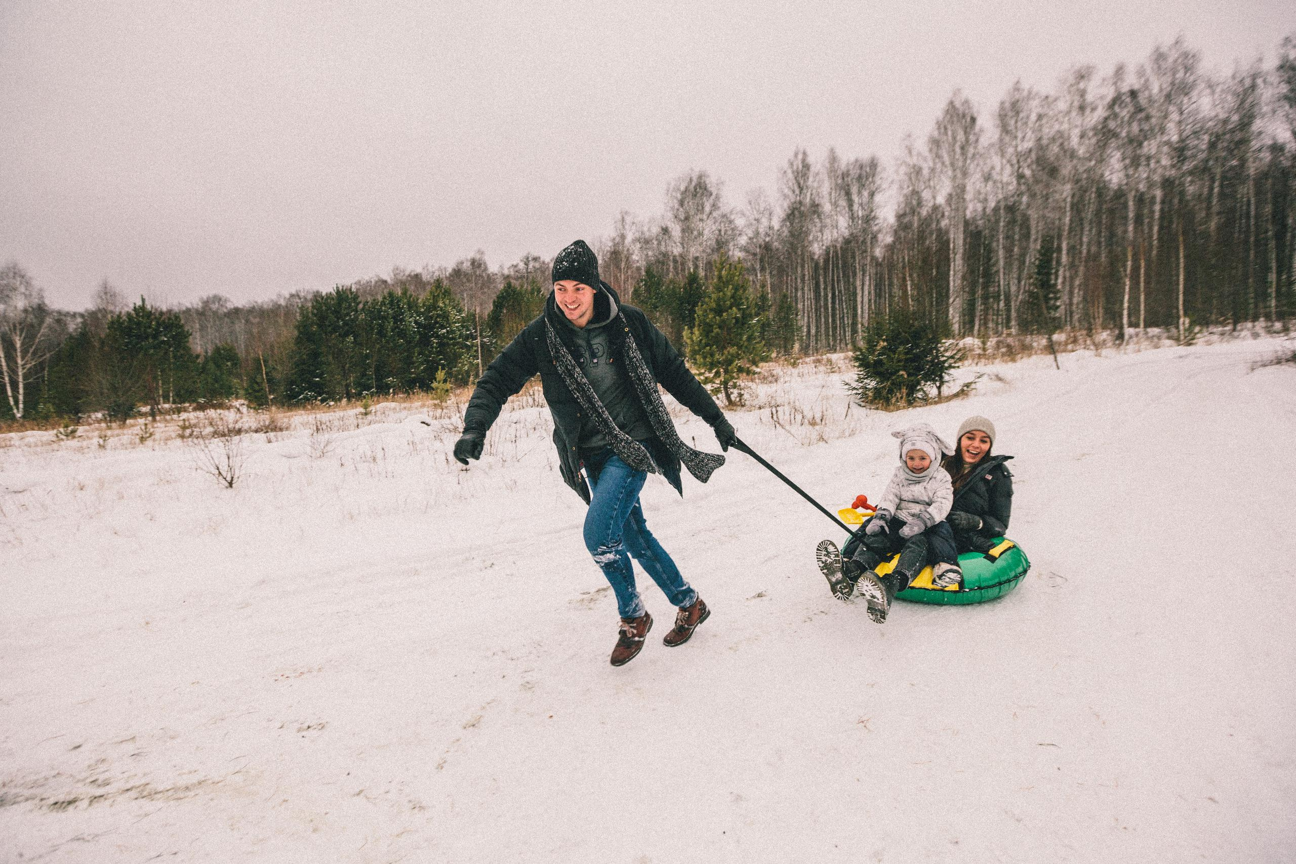 Снег под ногами, снег под снегом. Фотограф в Екатеринбурге Аня Валенок