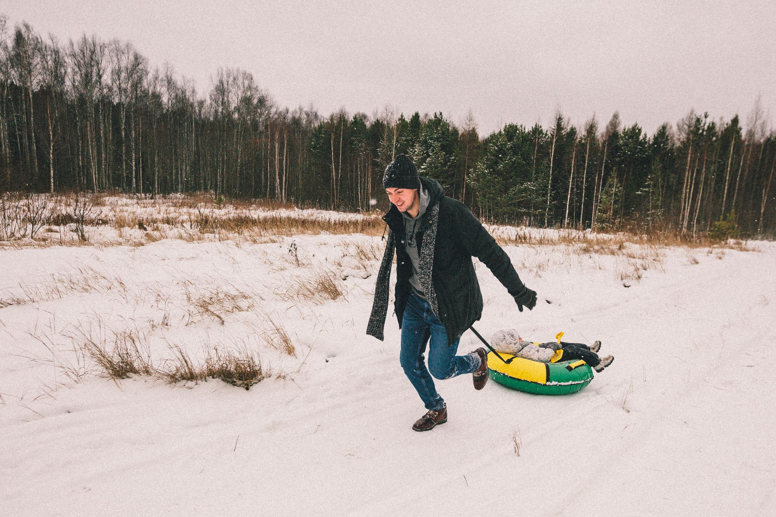 Снег под ногами, снег под снегом. Фотограф в Екатеринбурге Аня Валенок