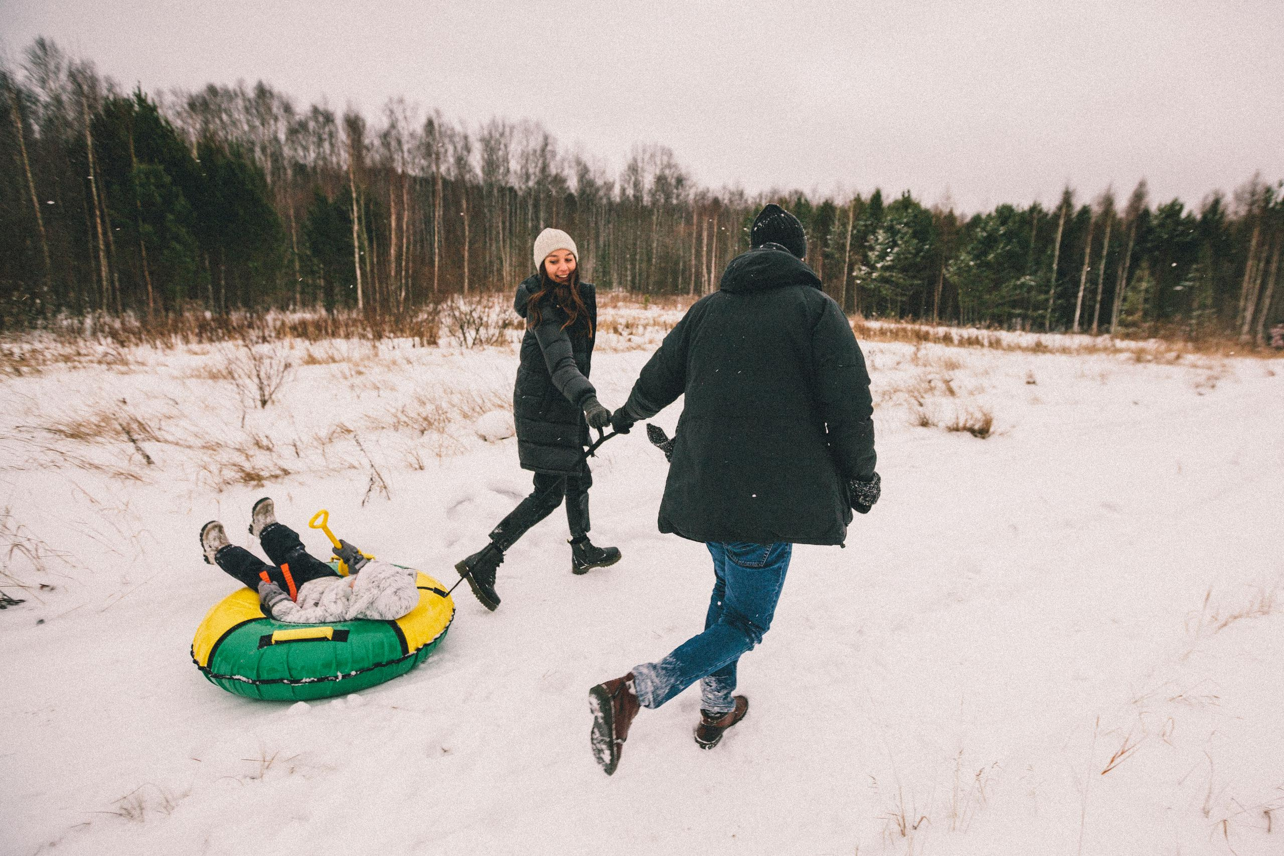 Снег под ногами, снег под снегом. Фотограф в Екатеринбурге Аня Валенок