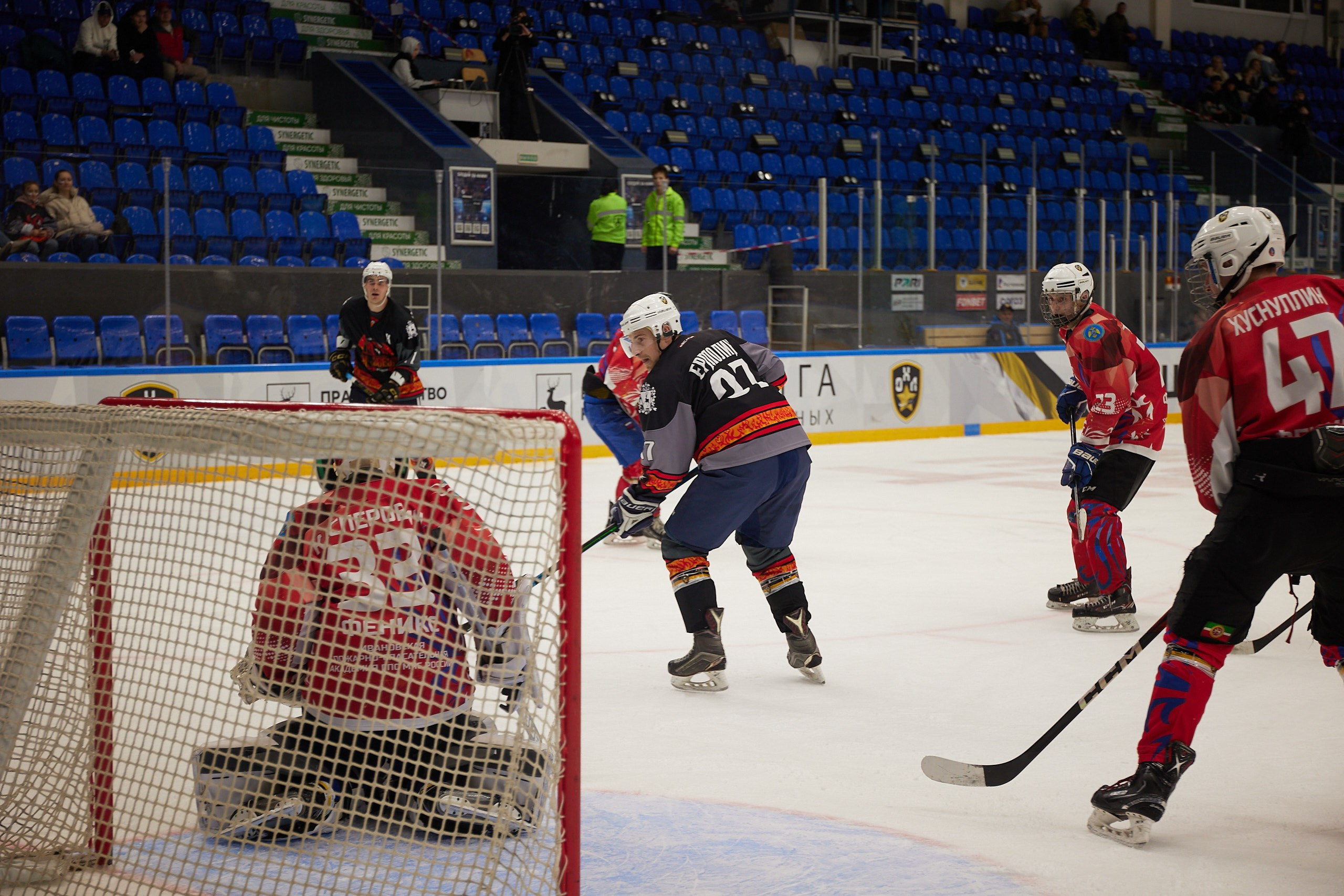Репортаж. Офицерская хоккейная лига 2025 год. Спортивный фотограф Некрасов Денис