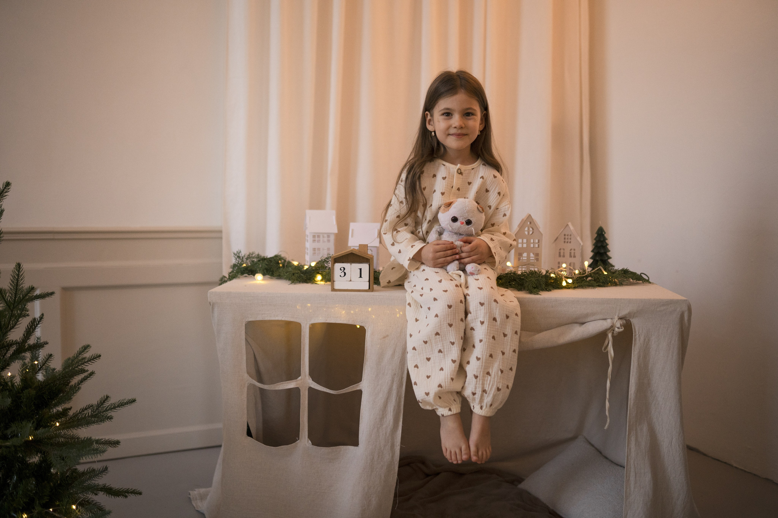 Новогодняя фотосессия в студии г. Владимир. Семейный фотограф в Суздале Елена Кузнецова