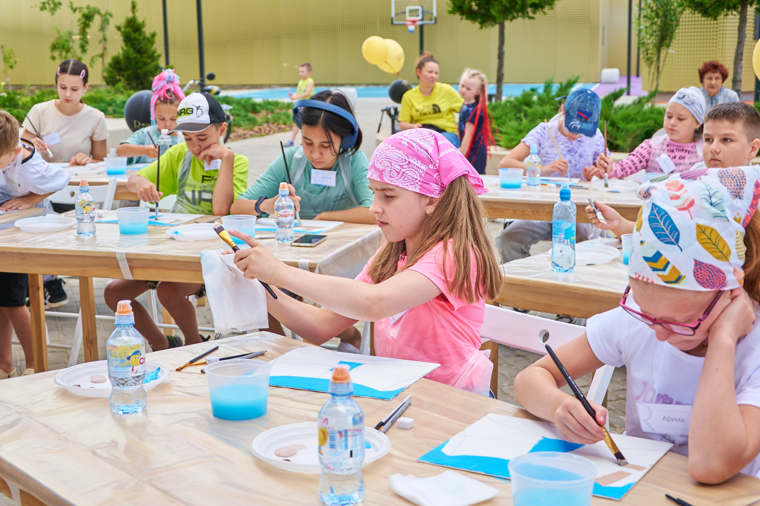 Мастер-класс по рисованию, Щелково, Ривер-хаус. Фотограф Щёлково