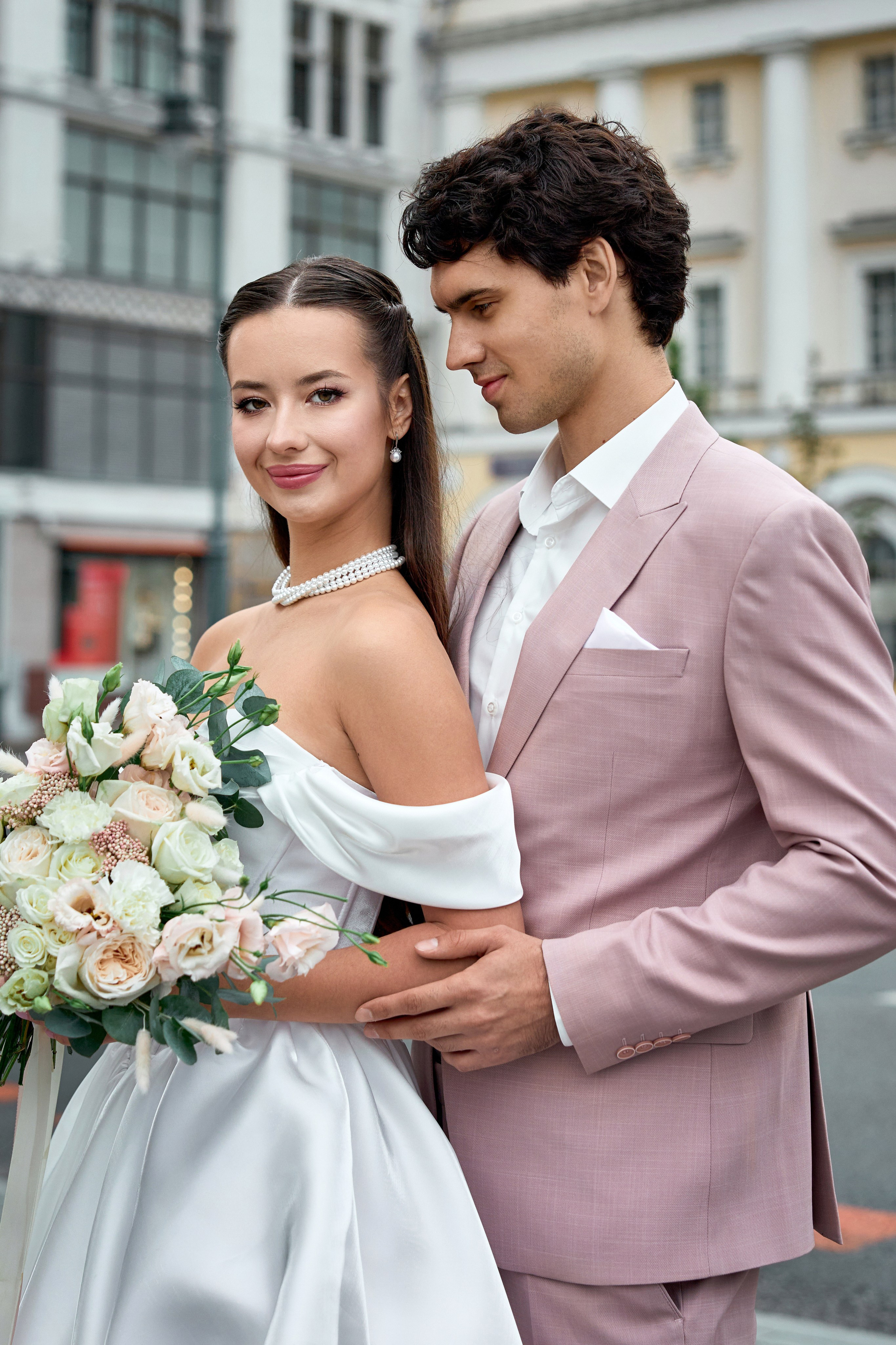 Свадебная прогулка в центре Москвы