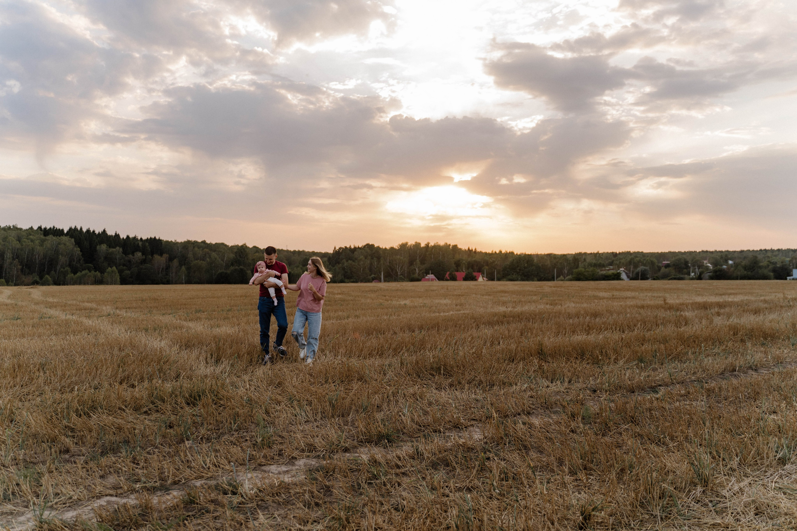 Максим, Кристина и Ева. Свадебный и семейный фотограф в Калуге Анна Киреева