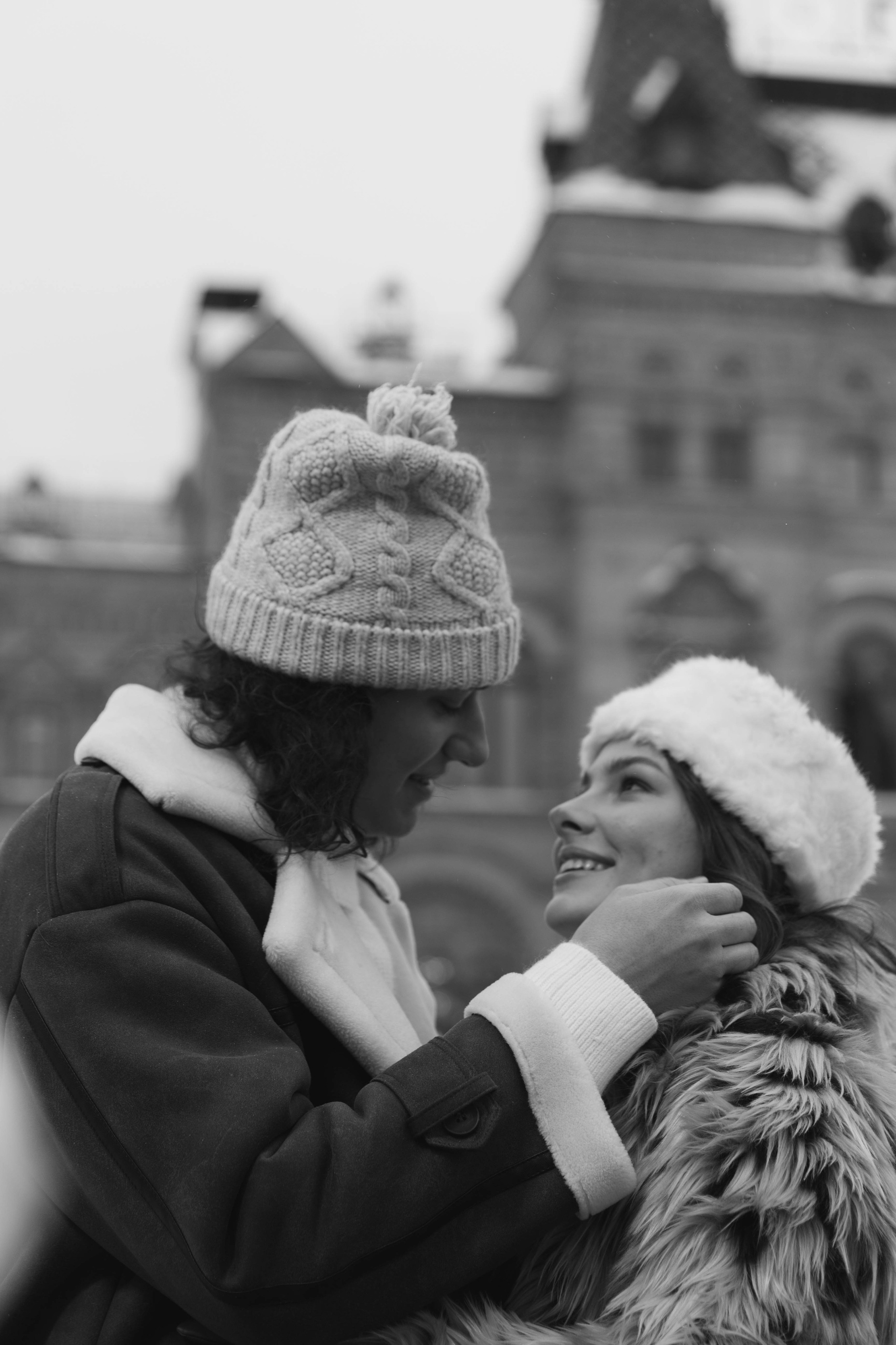 Зимняя история любви. Фотограф индивидуальных женских портретов и LOVEstory в Москве