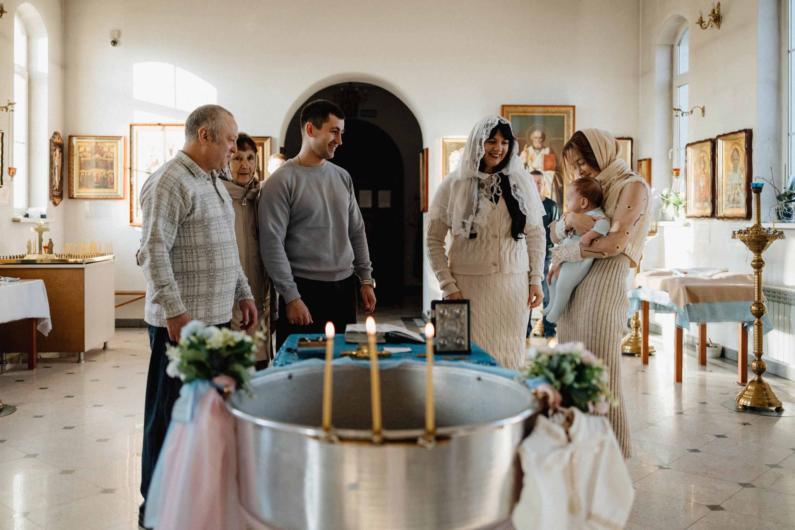 Крещение. Семейный лайфстайл фотограф в г. Липецк