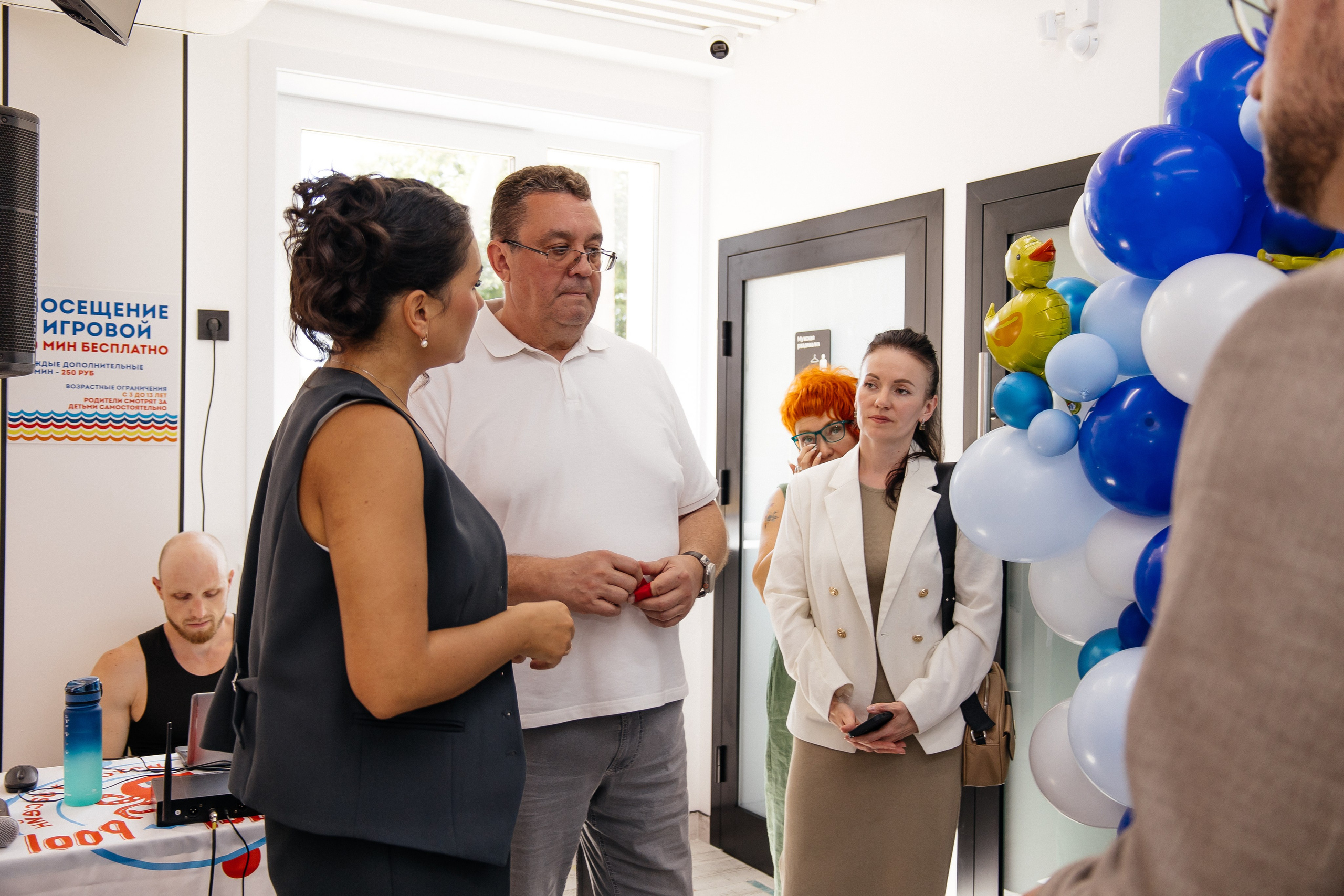 Открытие бассейна. Фотограф в Иркутске