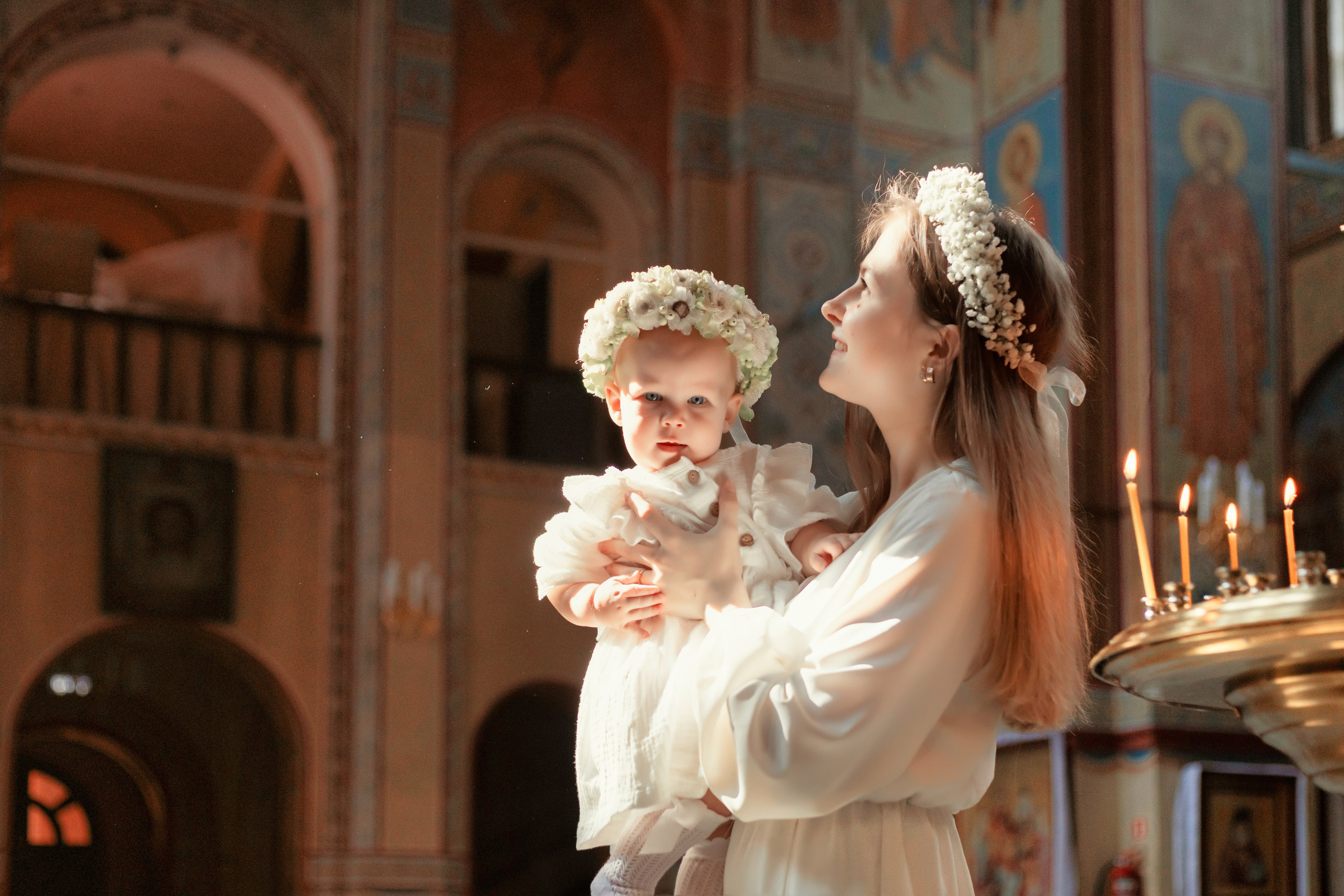 Фотоссесия для Полины и ее родителей. ТОП Фотограф на Крещение и Венчание Железногорск Алексей Мещеряков