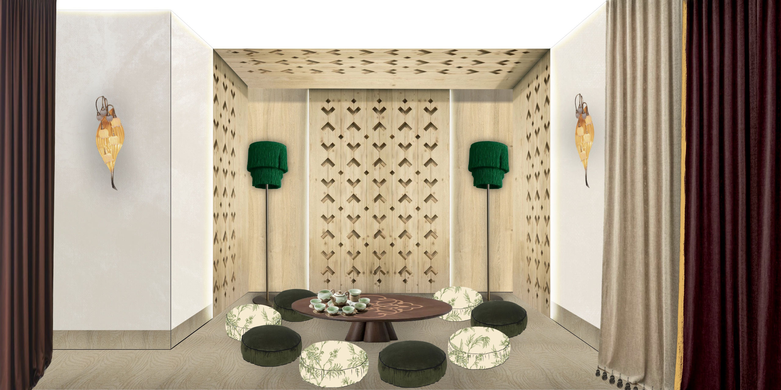 Спа (дизайнеры Ирма Чигарова и Лидия Ефремова). Дизайн интерьеров по всему миру