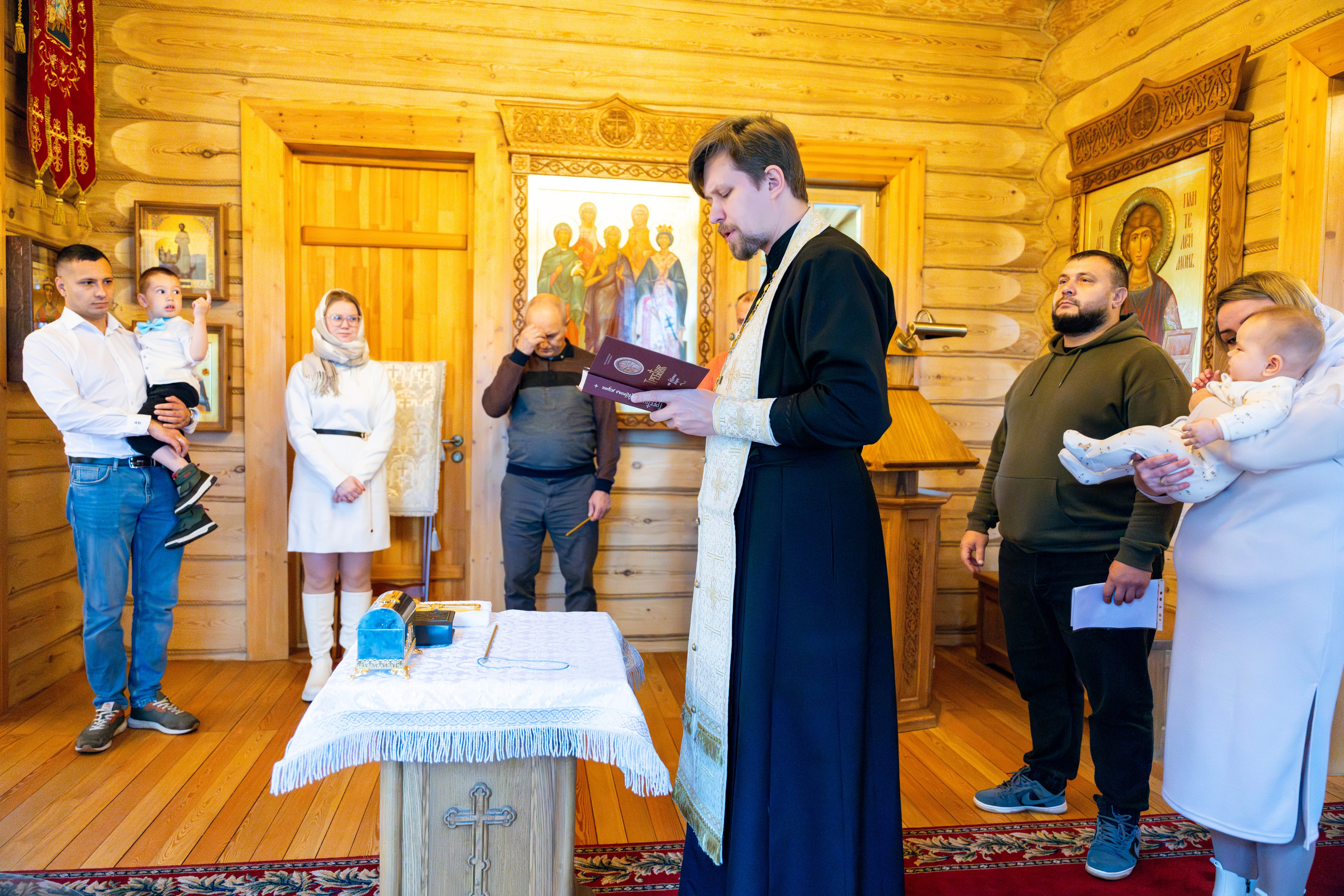 Крещение Ильи. Фотограф Юлия Попова