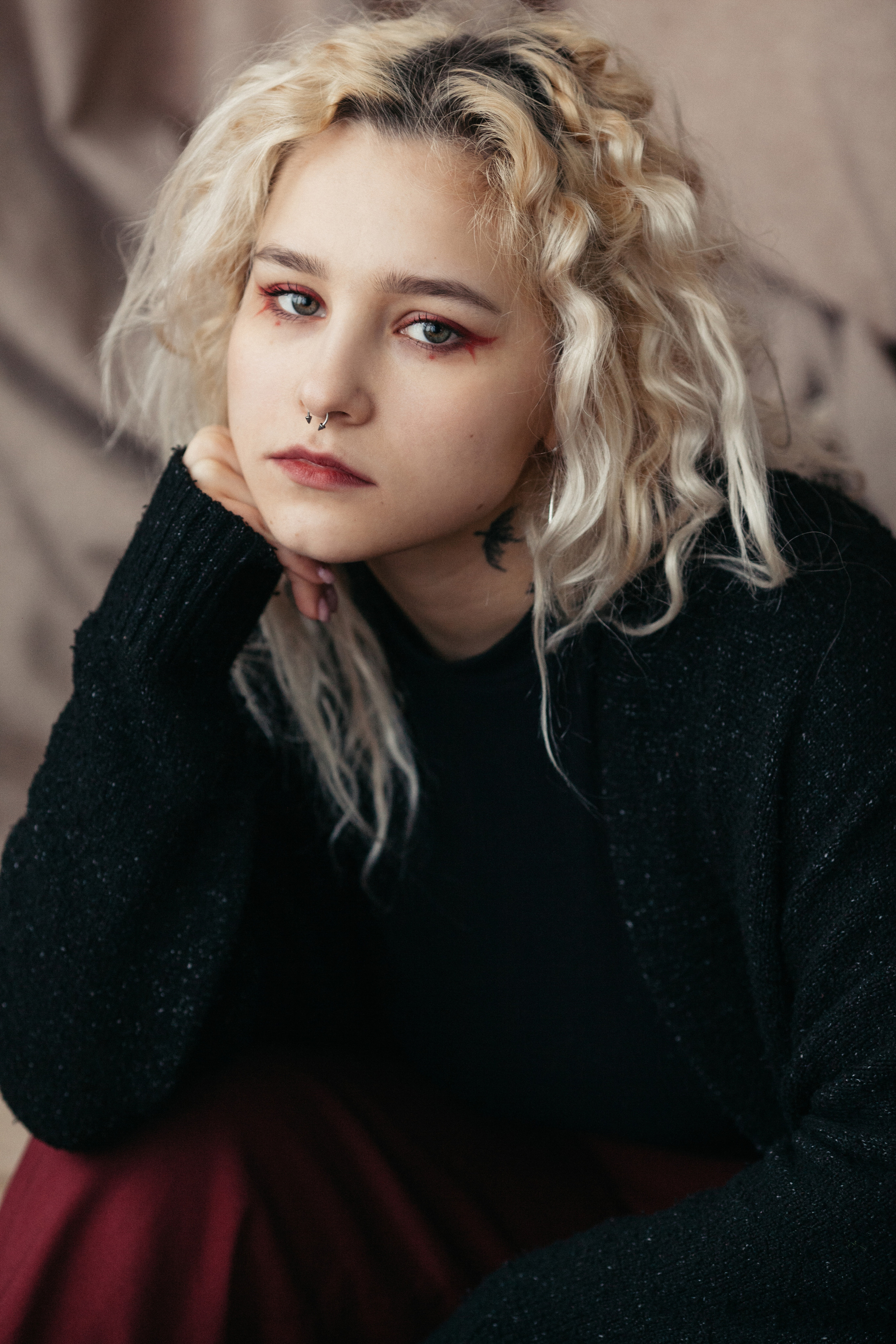 портрет в фотосстудии