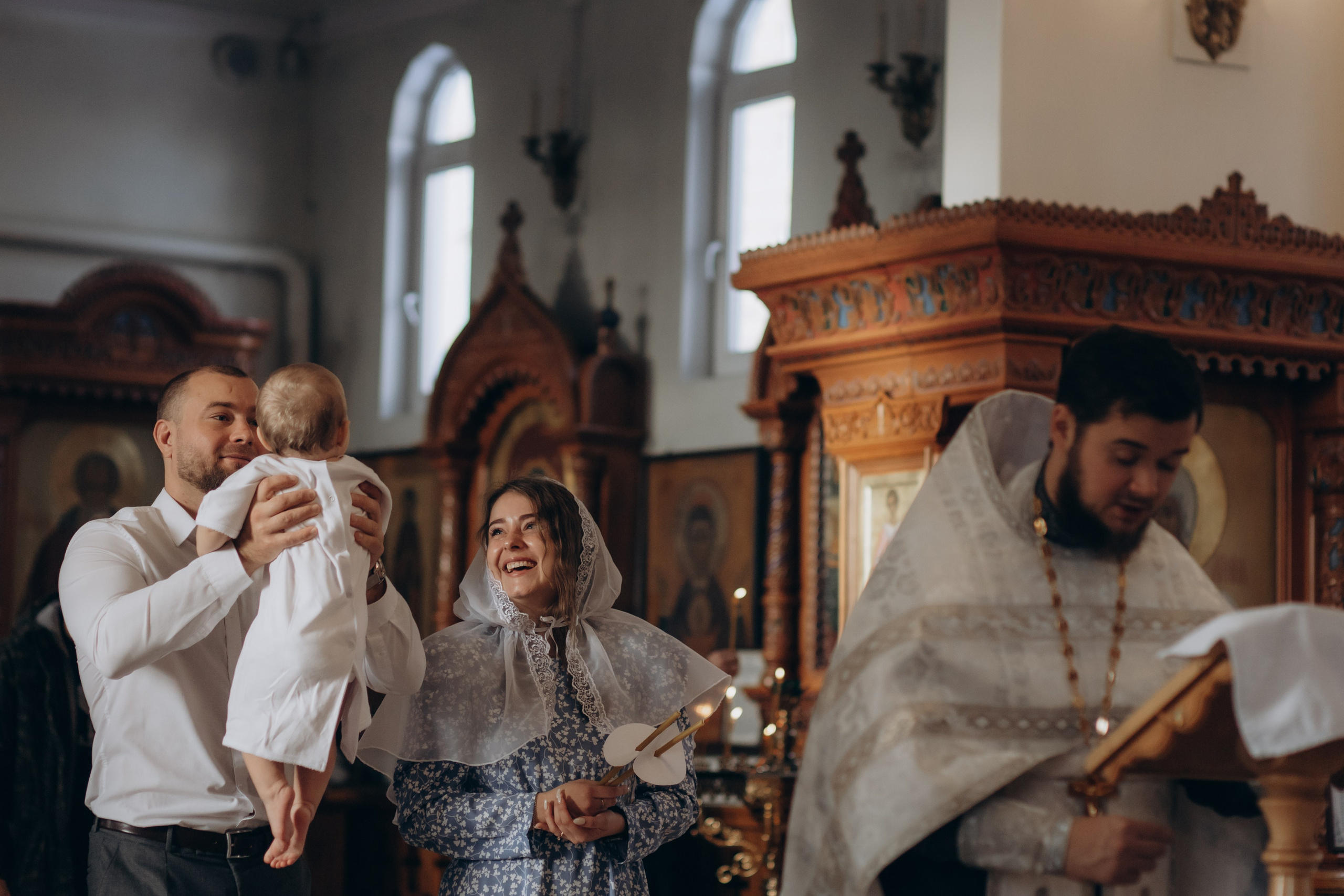 Таинство Крещения. Северная церковь. Фотограф Новый Уренгой I Ньюборн I Фотограф материнства I ЯНАО