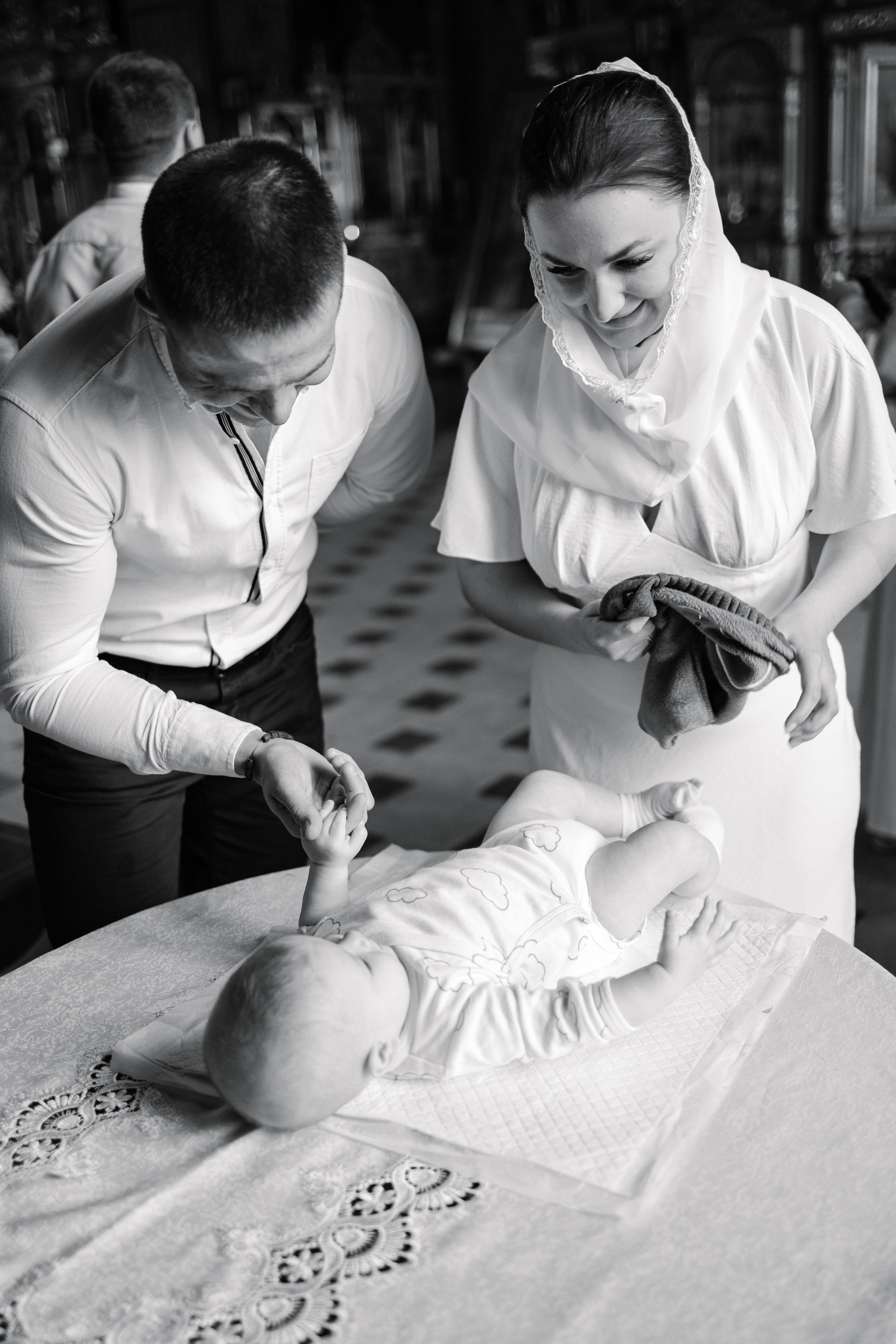 Крещение Ярослава. Семейный и портретный фотограф в Москве Анастасия Бабак