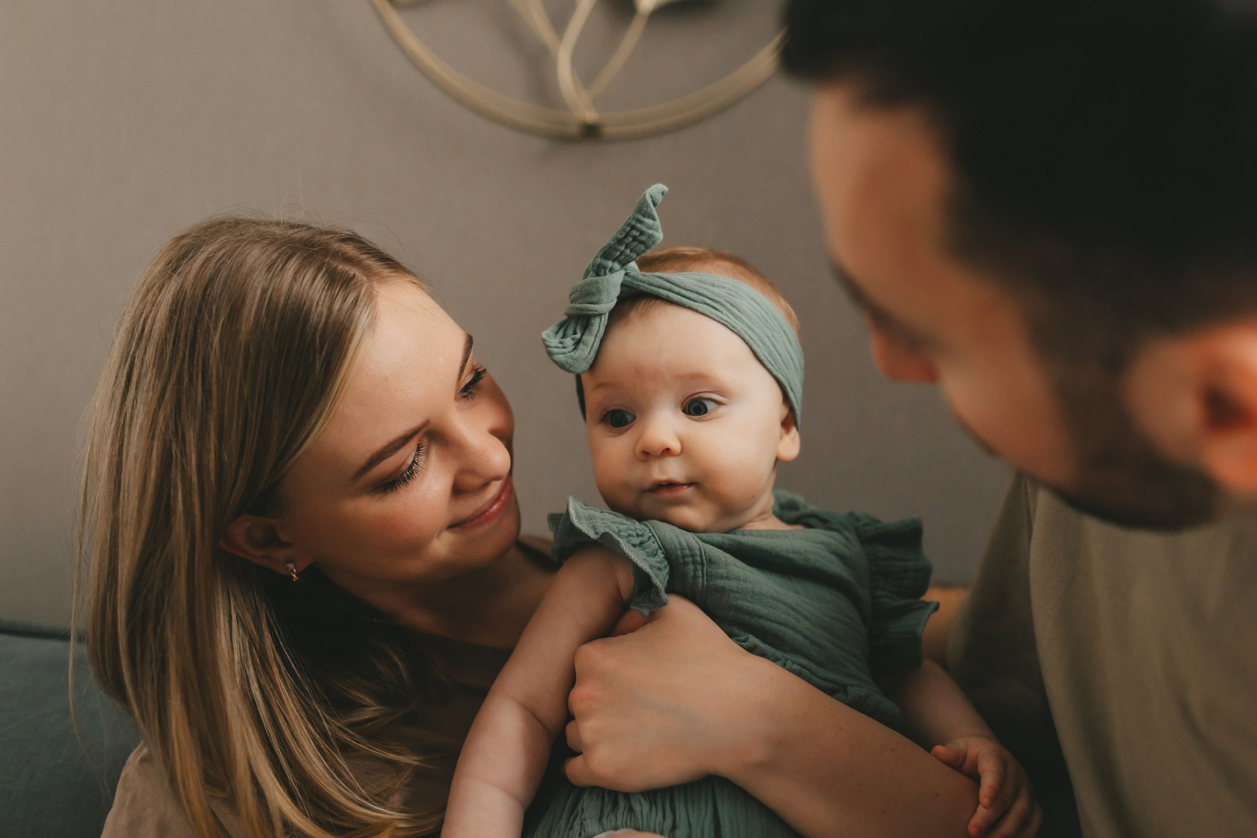 Женя, Юля и Вероника (домашняя фотосессия). Семейный и детский фотограф и видеограф в Москве, Дрокина Наталья