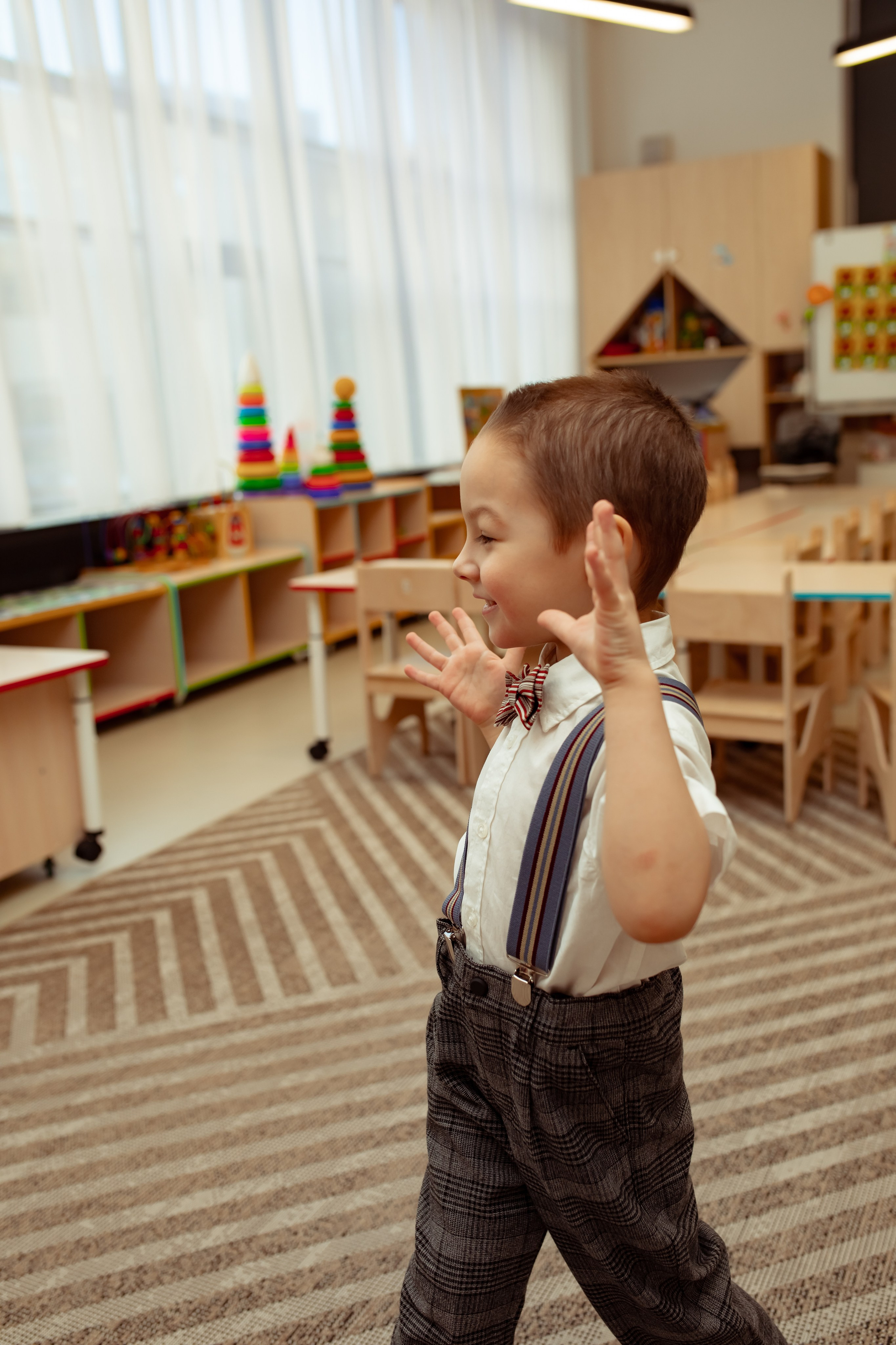 Праздник весны в детском саду. Семейный и детский фотограф в Москве Дорогова Екатерина