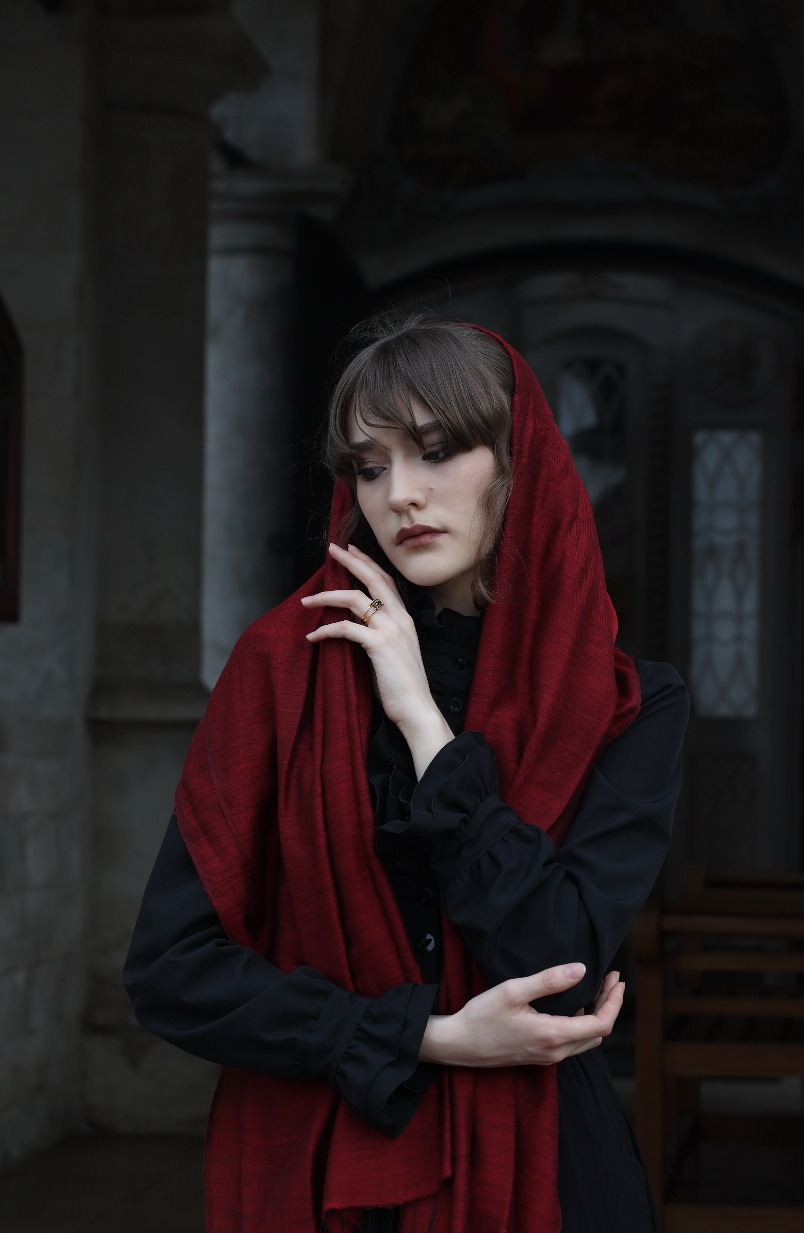 Дарья. Церковь в Быково. Портреты. Портретный фотограф Москва