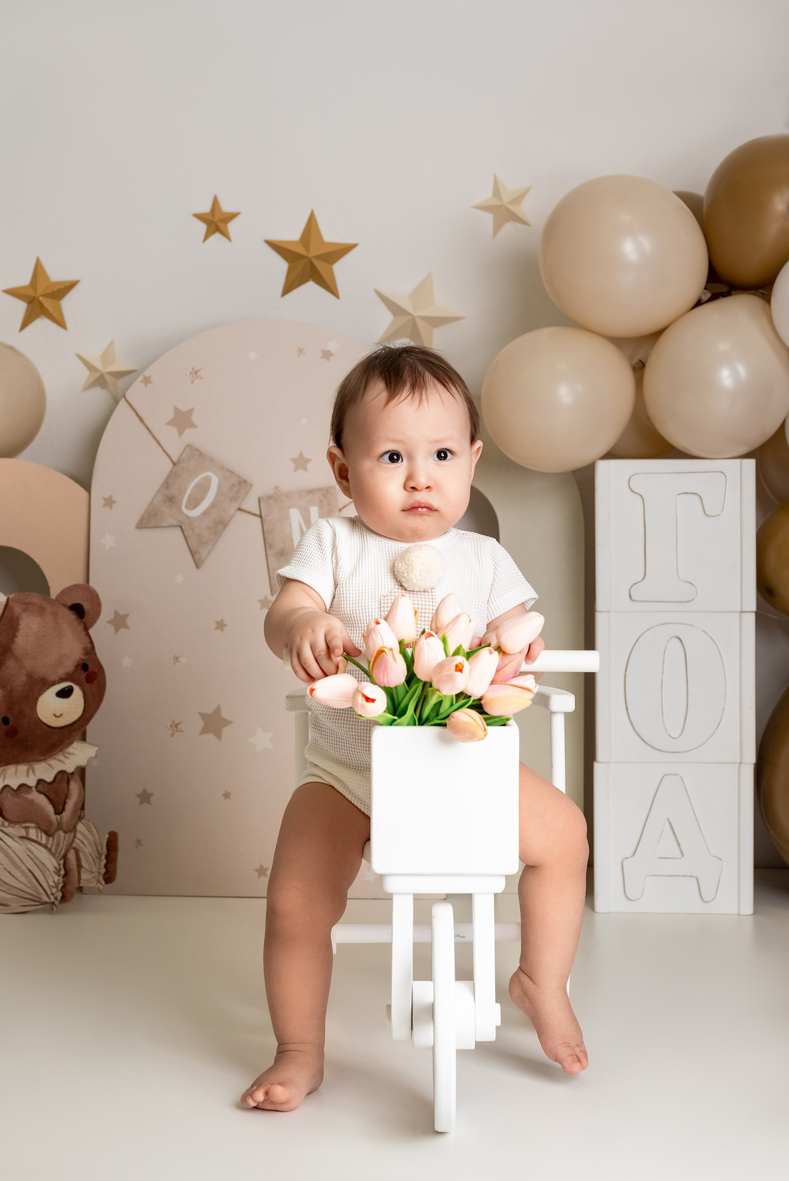 Савелию 1 годик. Фотограф новорожденных в Норильске Виктория Шагалиева