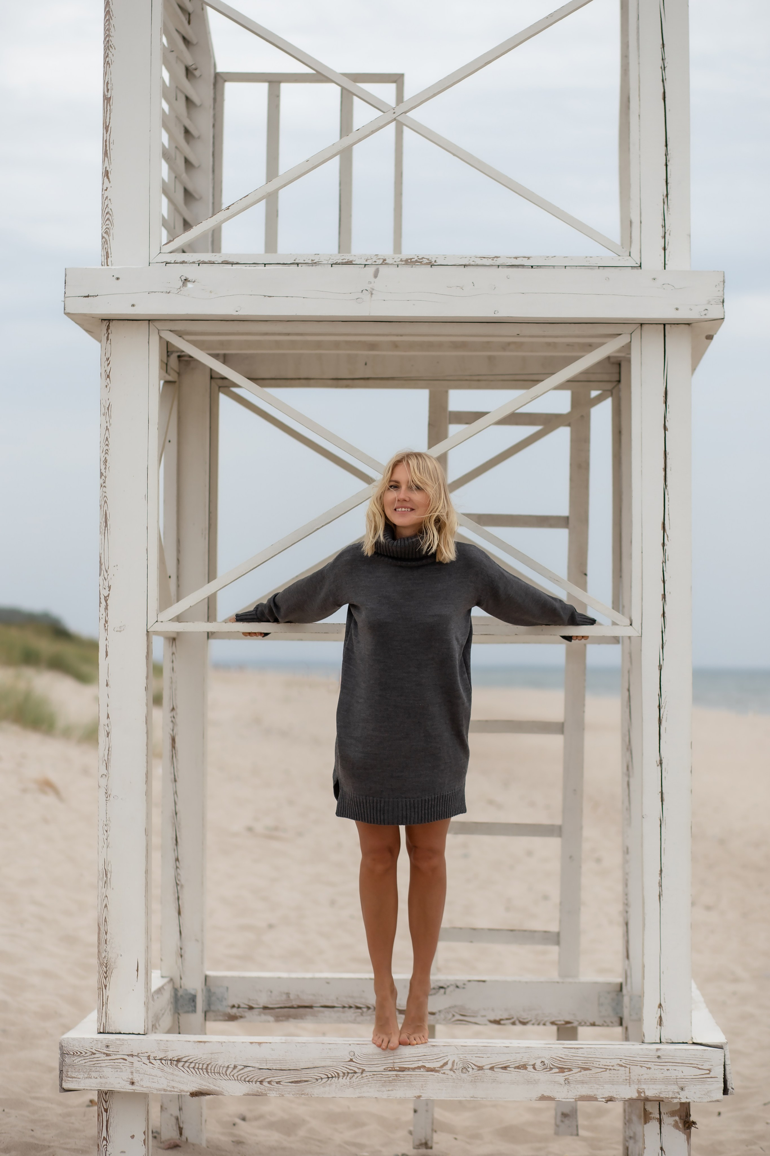 Вера в Янтарном. Перед дождем. Фотограф в Калининграде Решетникова Алина