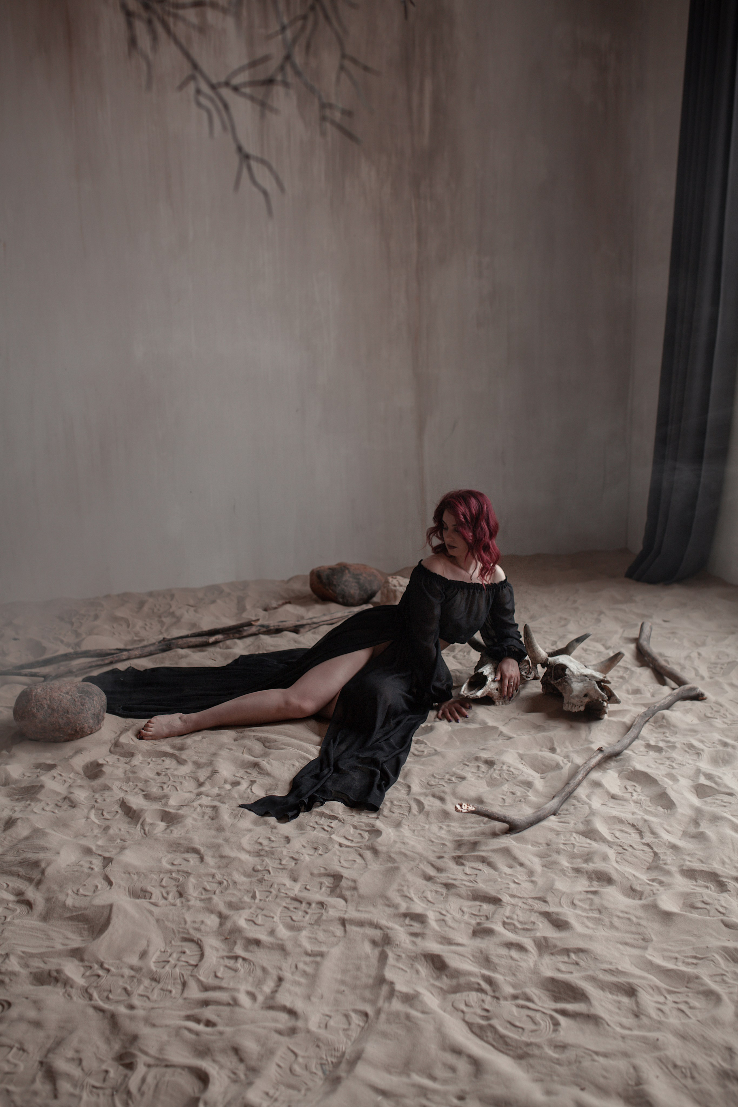 Платье 'Luna' черное. Лиза Бродская — фотограф в Москве