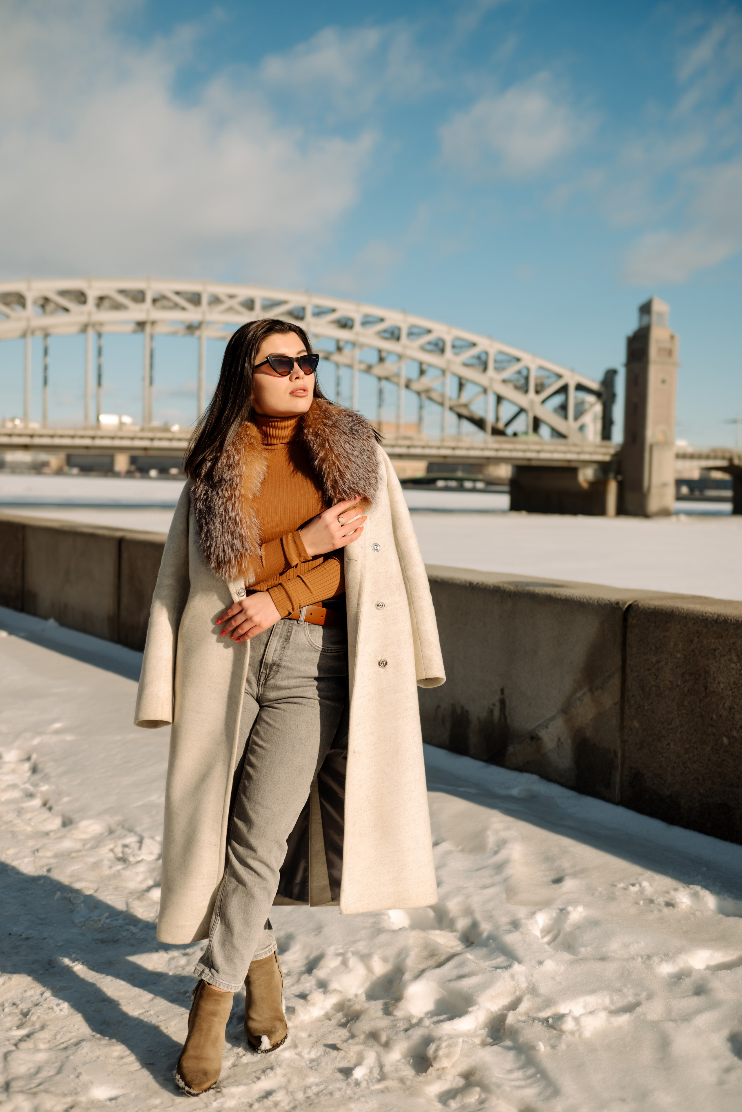 Большеохтинский мост. Свадебный и сеейный фотограф в Санкт-Петербурге Елена Худякова