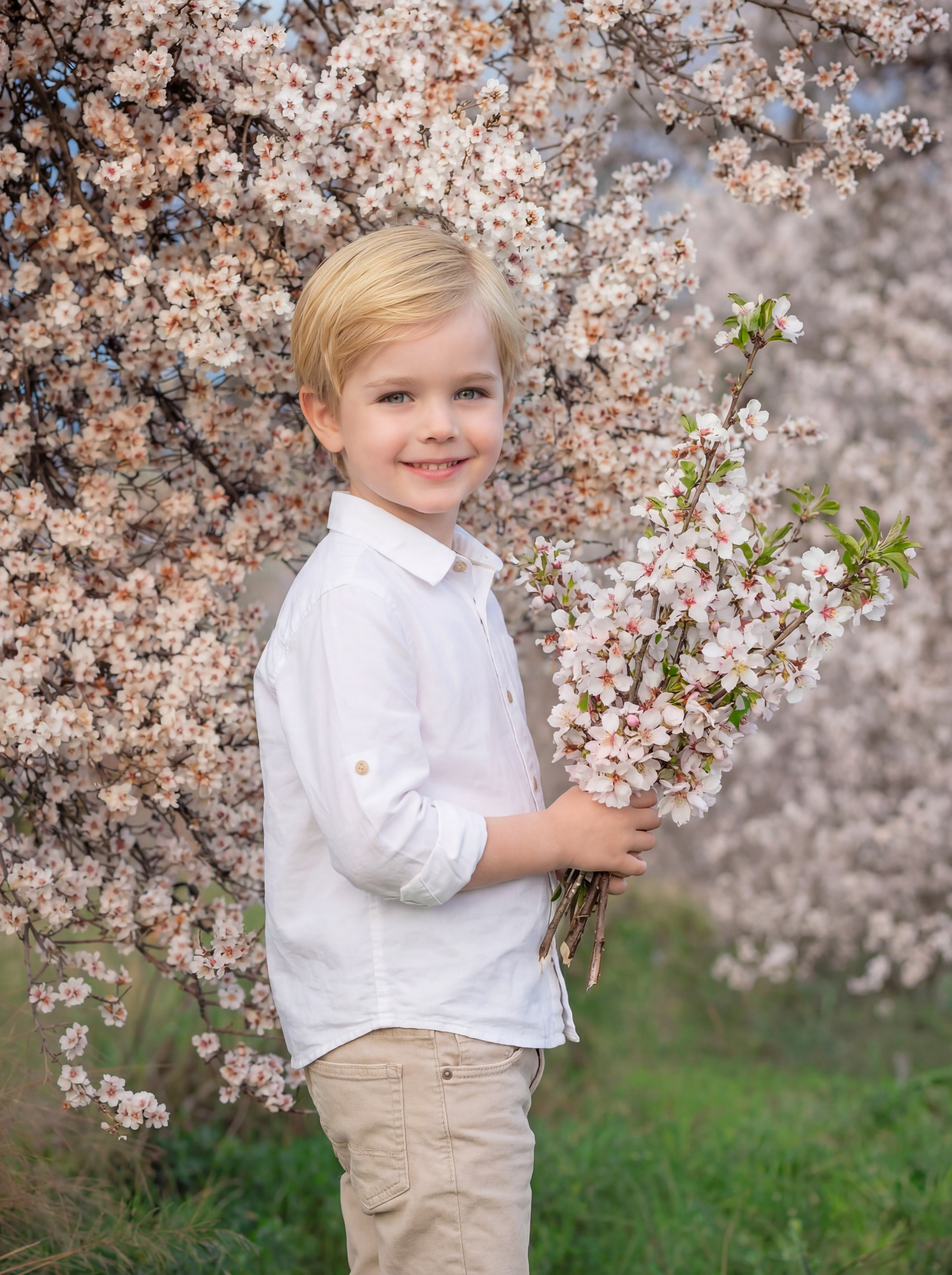 Цветущий сад. Детская фотостудия Москва