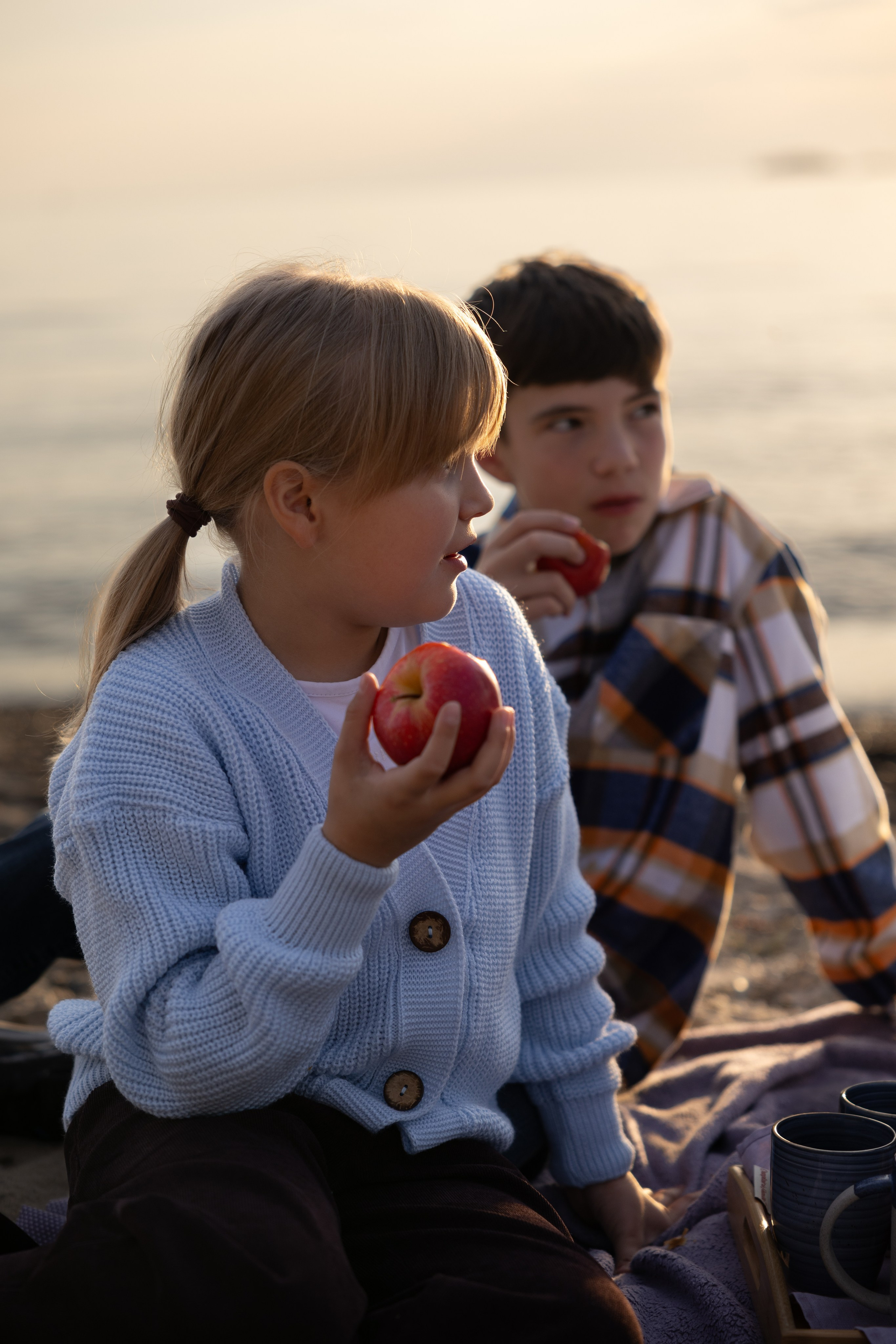 Евгения и детки. Фотограф Новосибирск, Академгородок — Айна