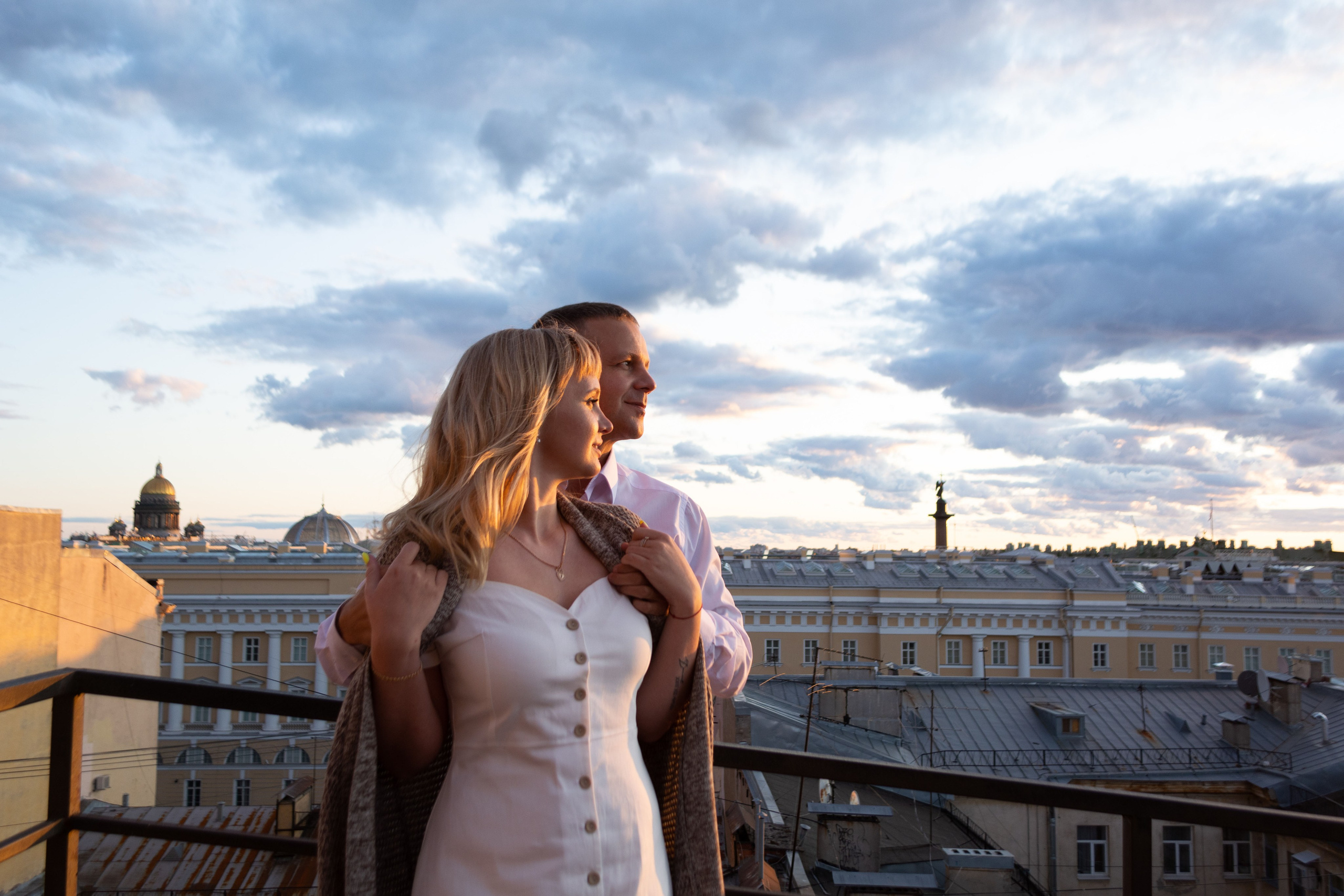 Love Story на крыше. Портретный фотограф в Санкт-Петербурге Наталья Родионова