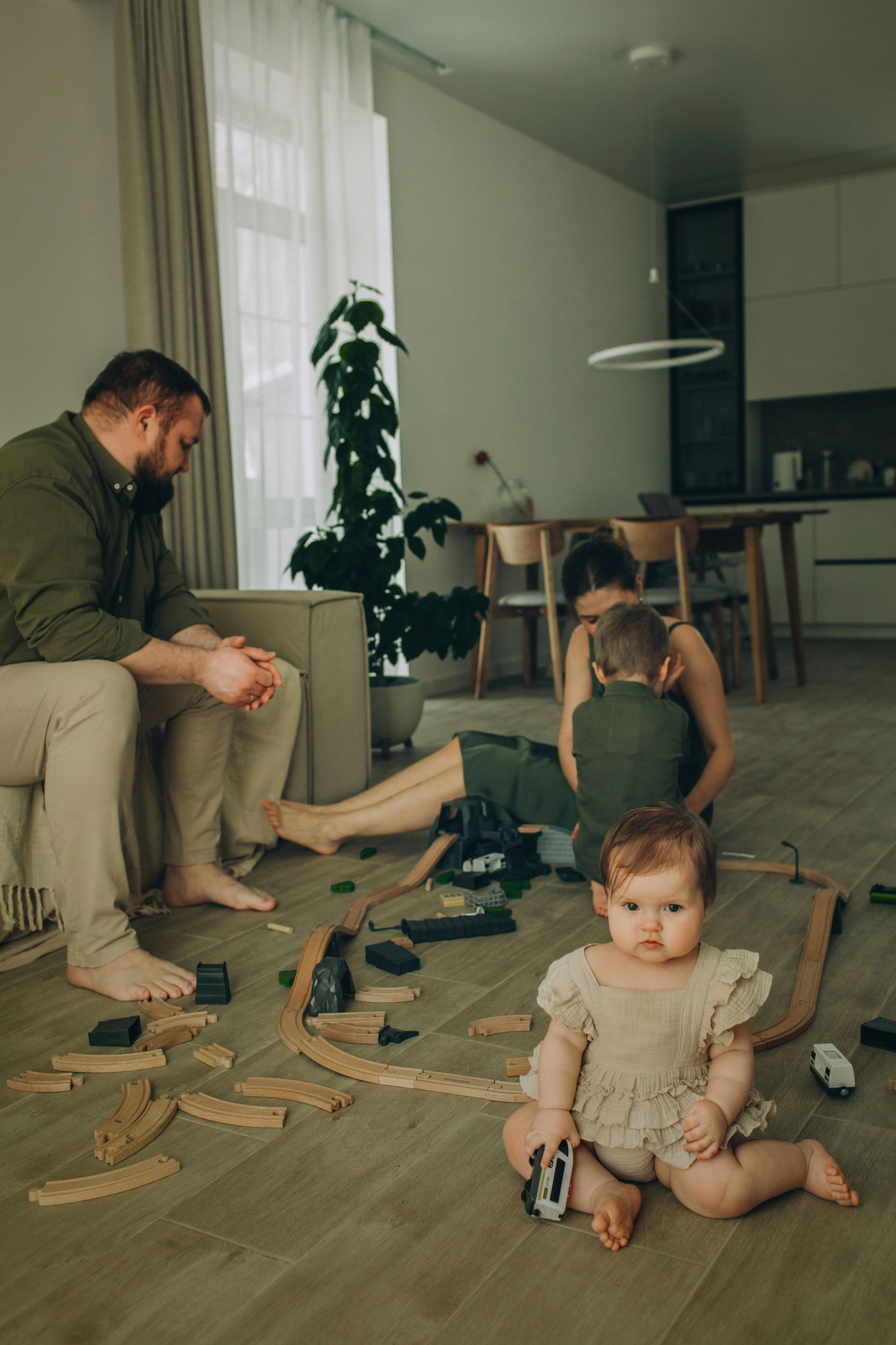 Кира, Арсений, Юля, Антон. Семейный фотограф Томск