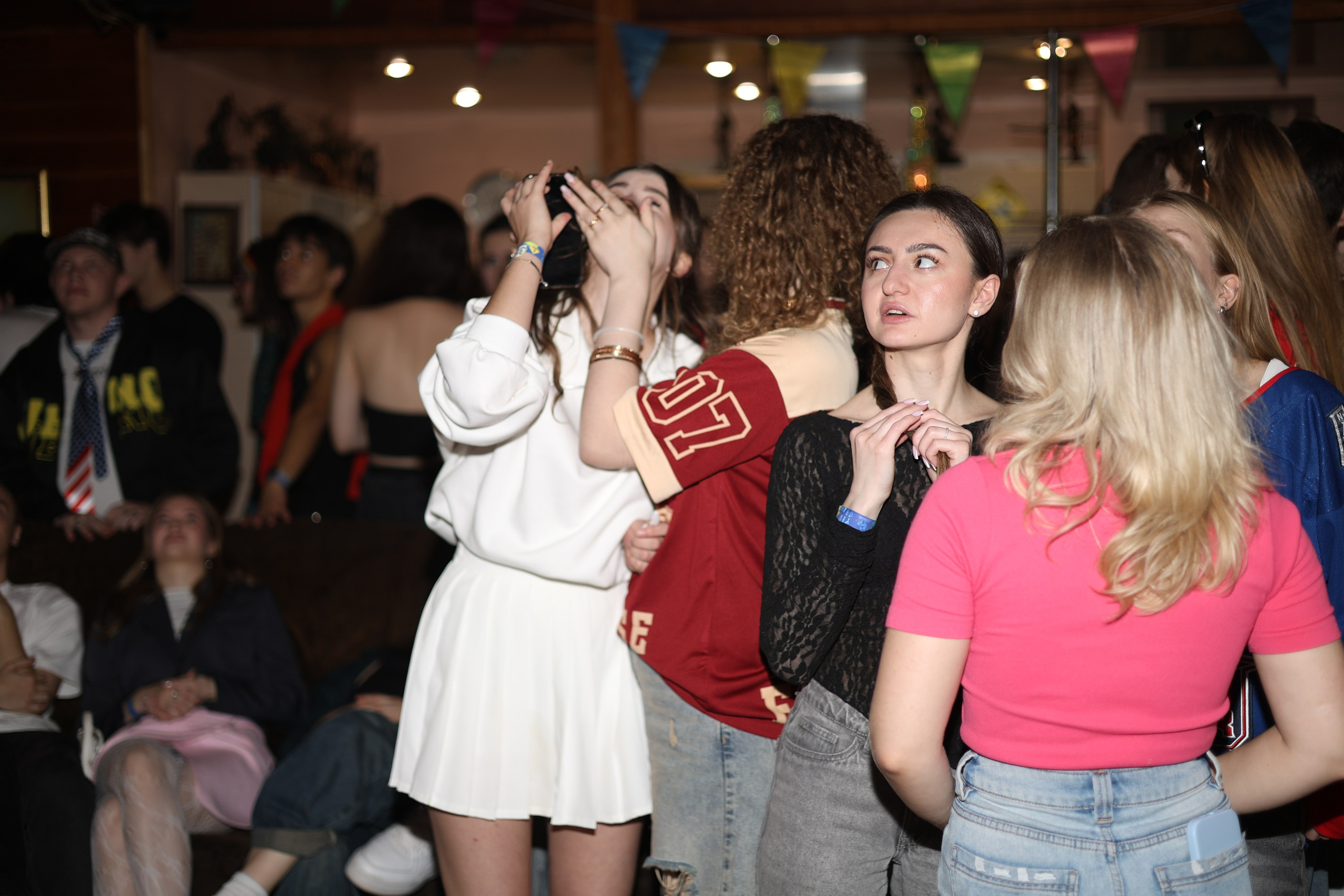 Student american-style party. Mintonov's Film Studio