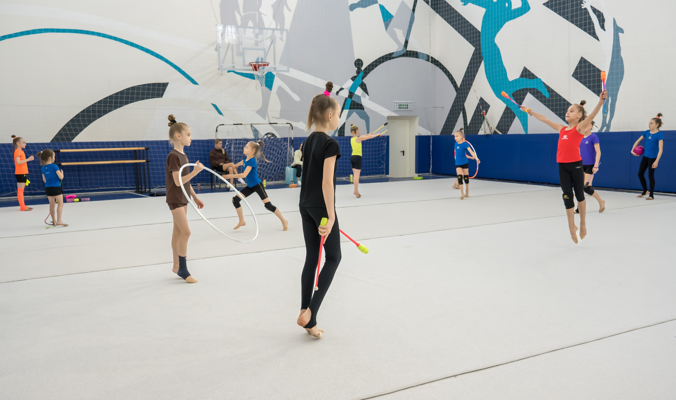 Тренировочный процесс. Художественная гимнастика. Фотограф в Москве