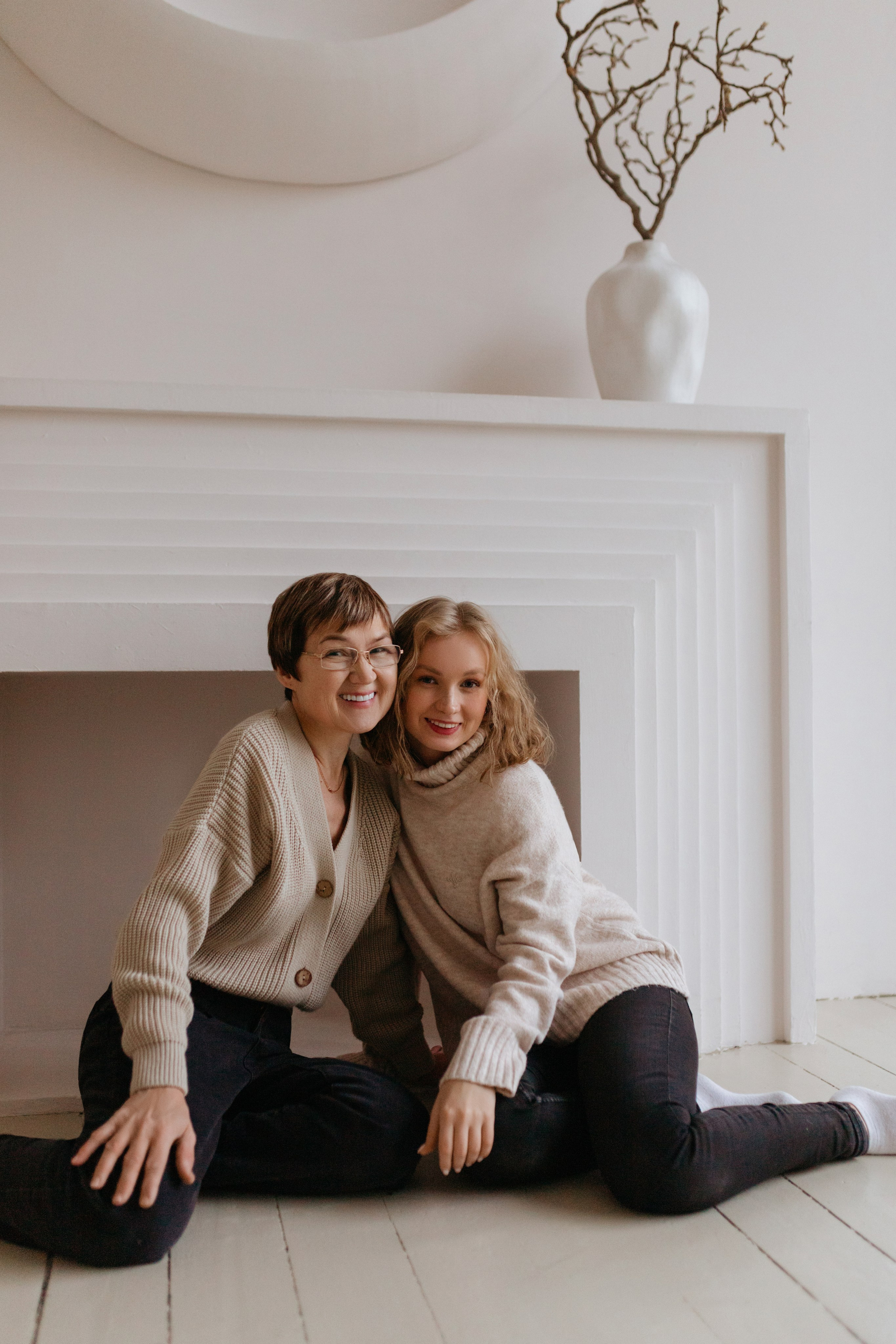 Семейная фотосессия. Сестры Карабаза. Фотографы и ретушеры в Москве и Санкт-Петербурге