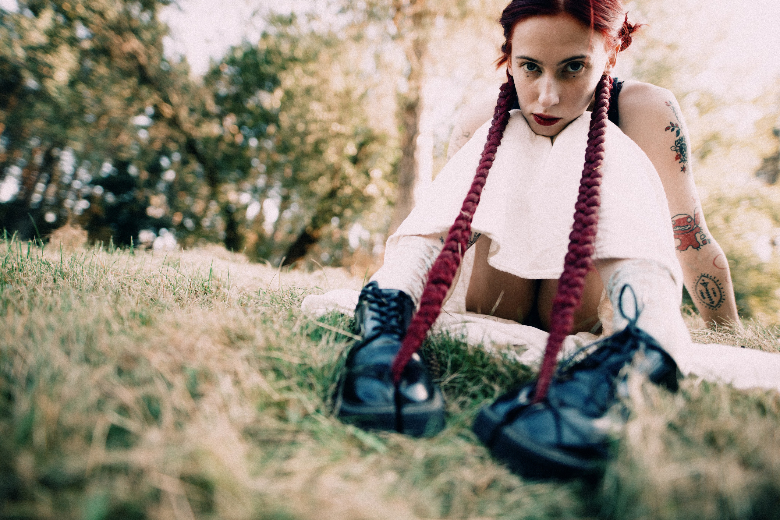 ТРАВЯНЫЯ КОСЫ. Фотограф Юля Королёва