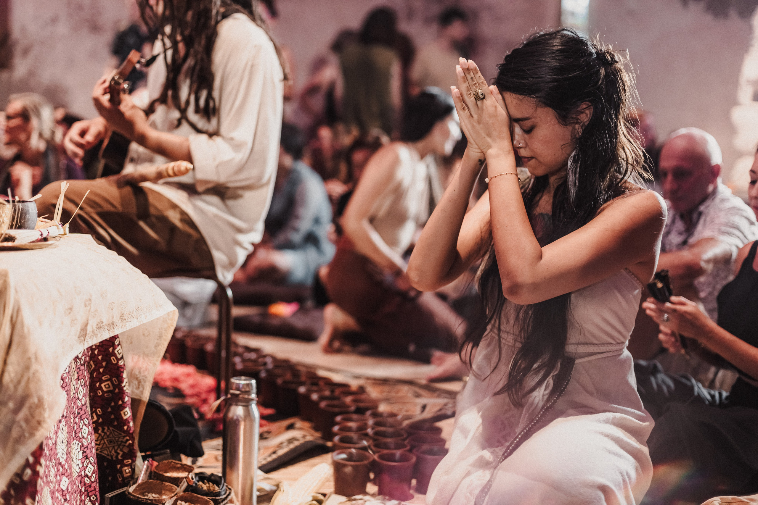 Hanuman Project kirtan at Alchemy march. Mariam Bagdasaryan