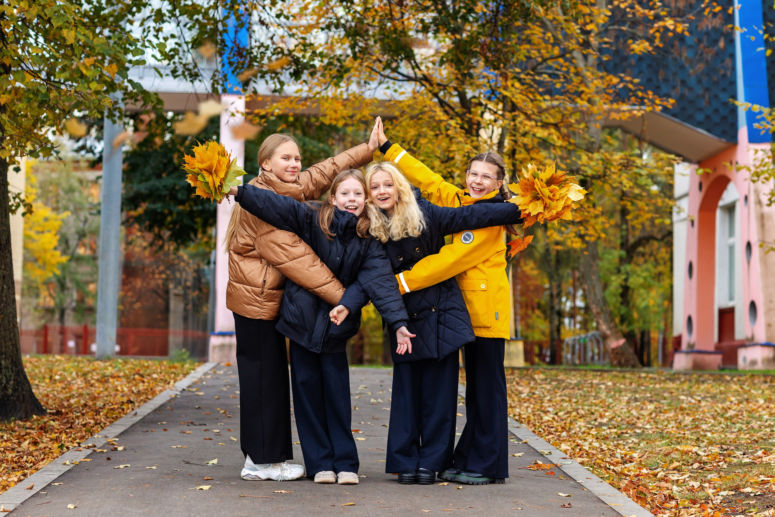 Групповые и сюжетные фотографии в школе